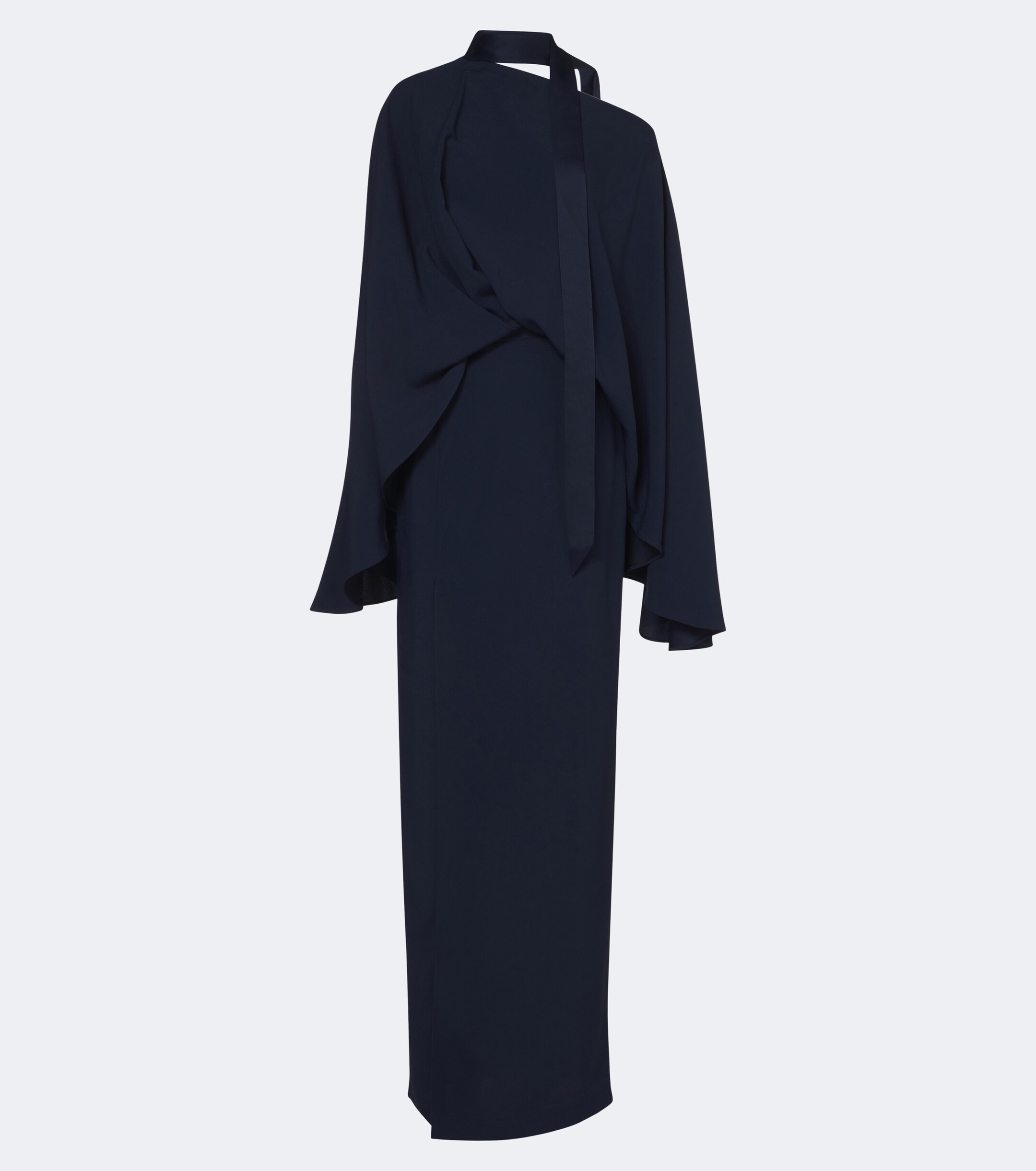 Taller Marmo Taller Marmo Brooks scarf-detail crêpe cady gown
