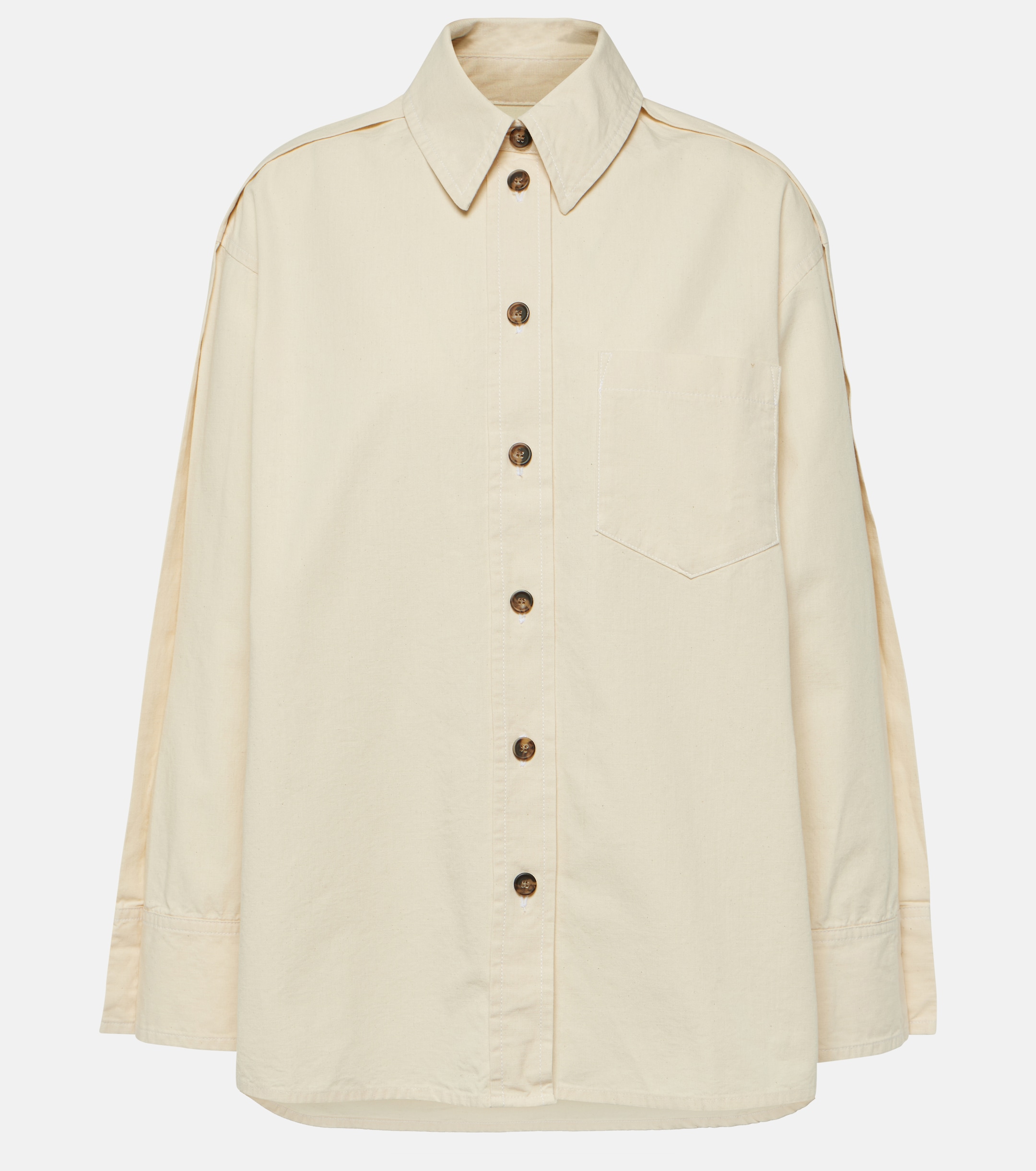 Victoria Beckham Oversized cotton shirt