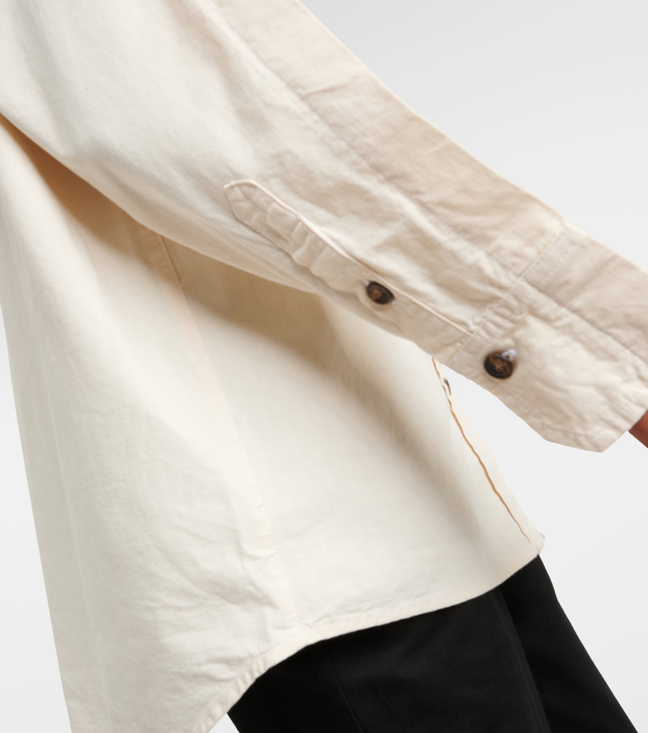 Victoria Beckham Oversized cotton shirt