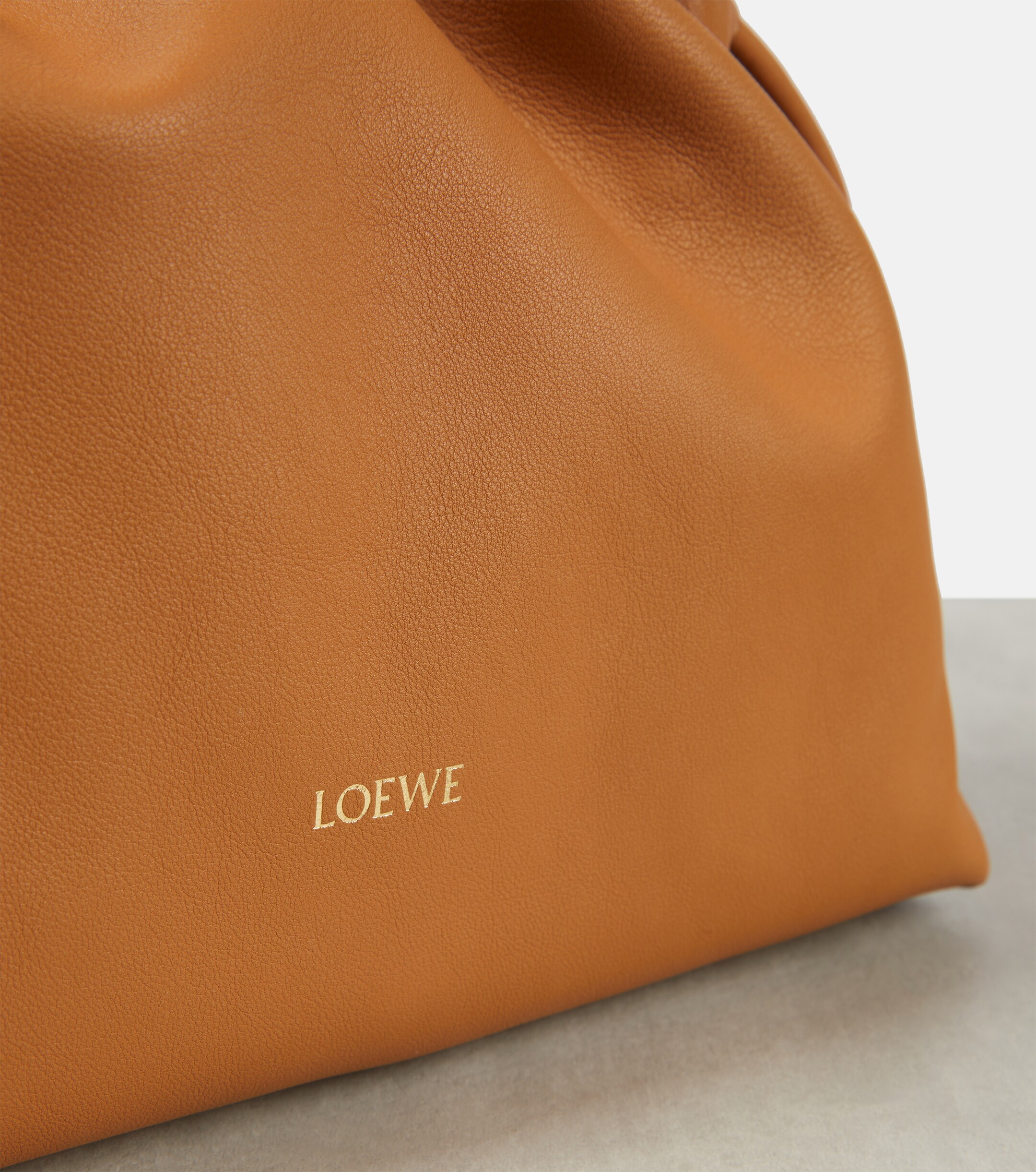 Loewe Flamenco leather clutch