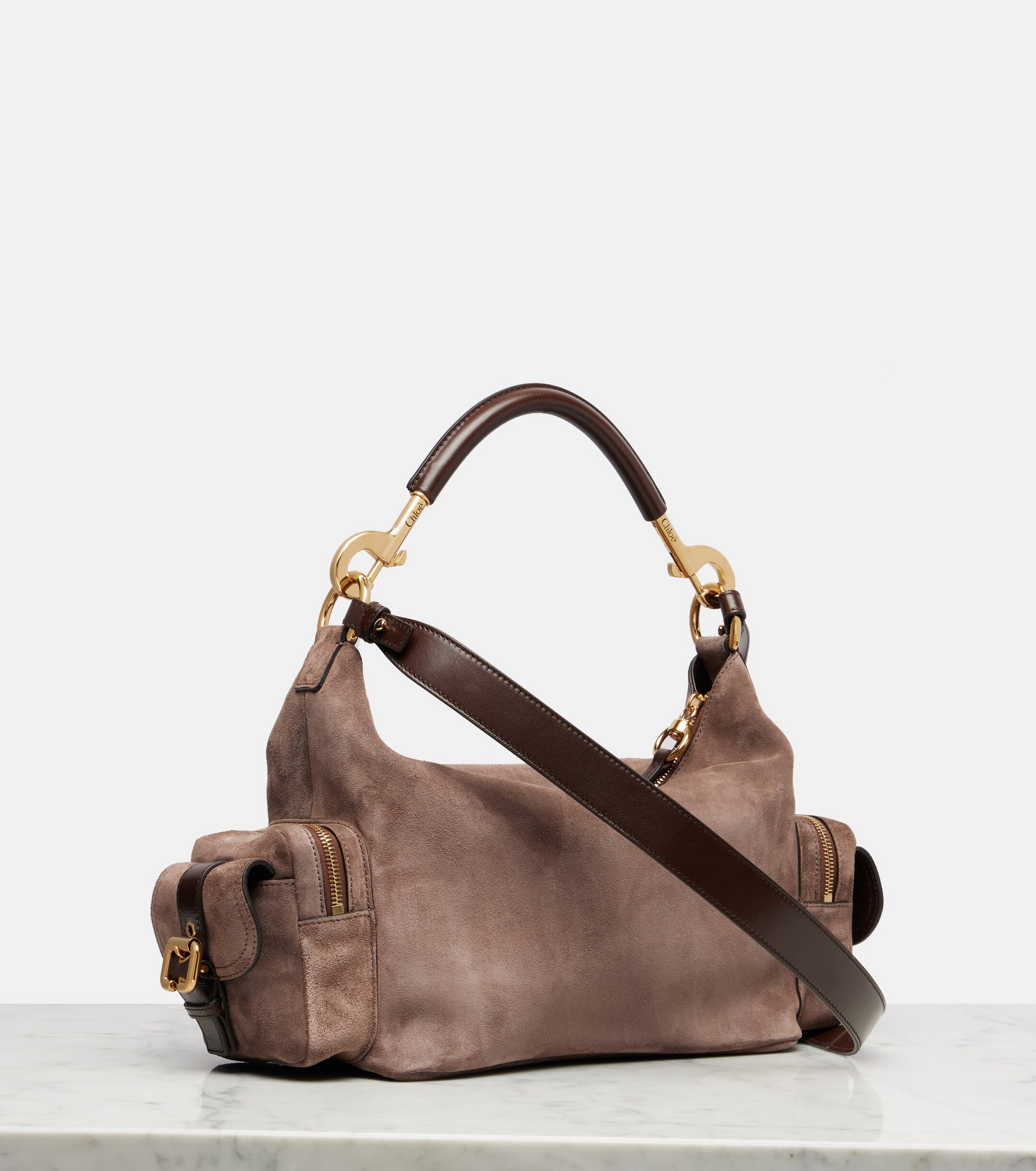 Chloé Suede camera bag