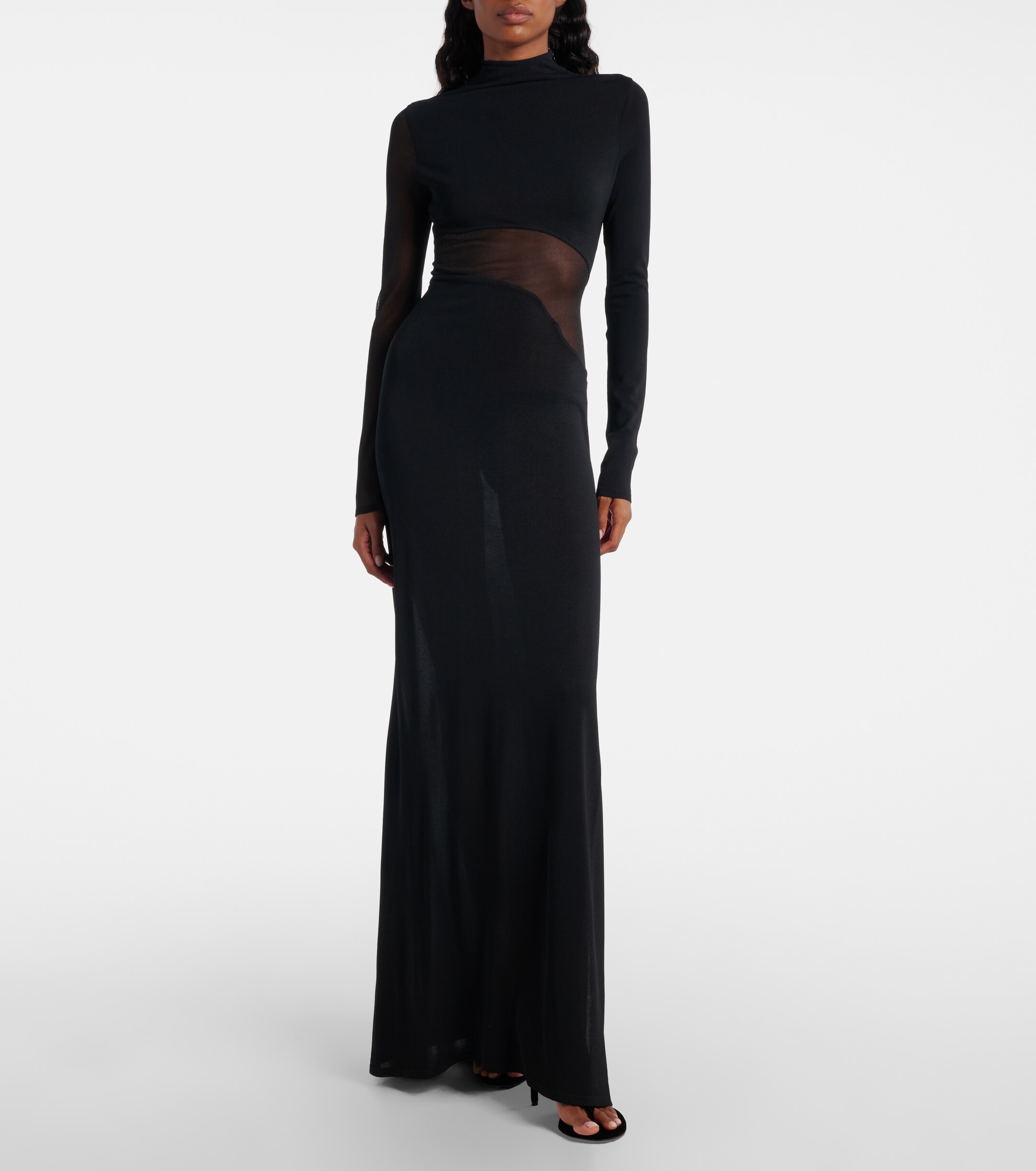 Alaïa Knitted sheer gown