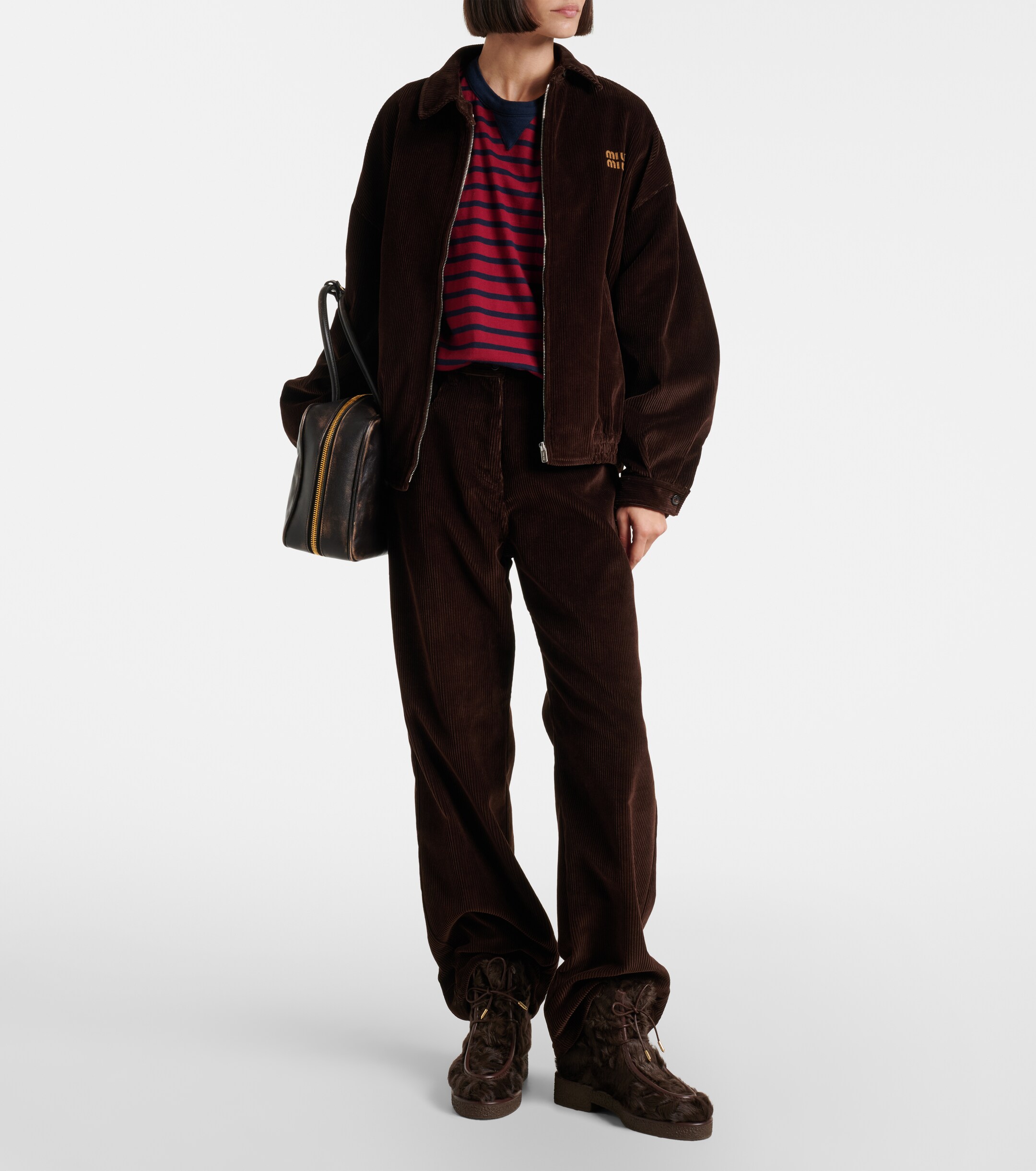 AQUAZZURA Frostie shearling ankle boots