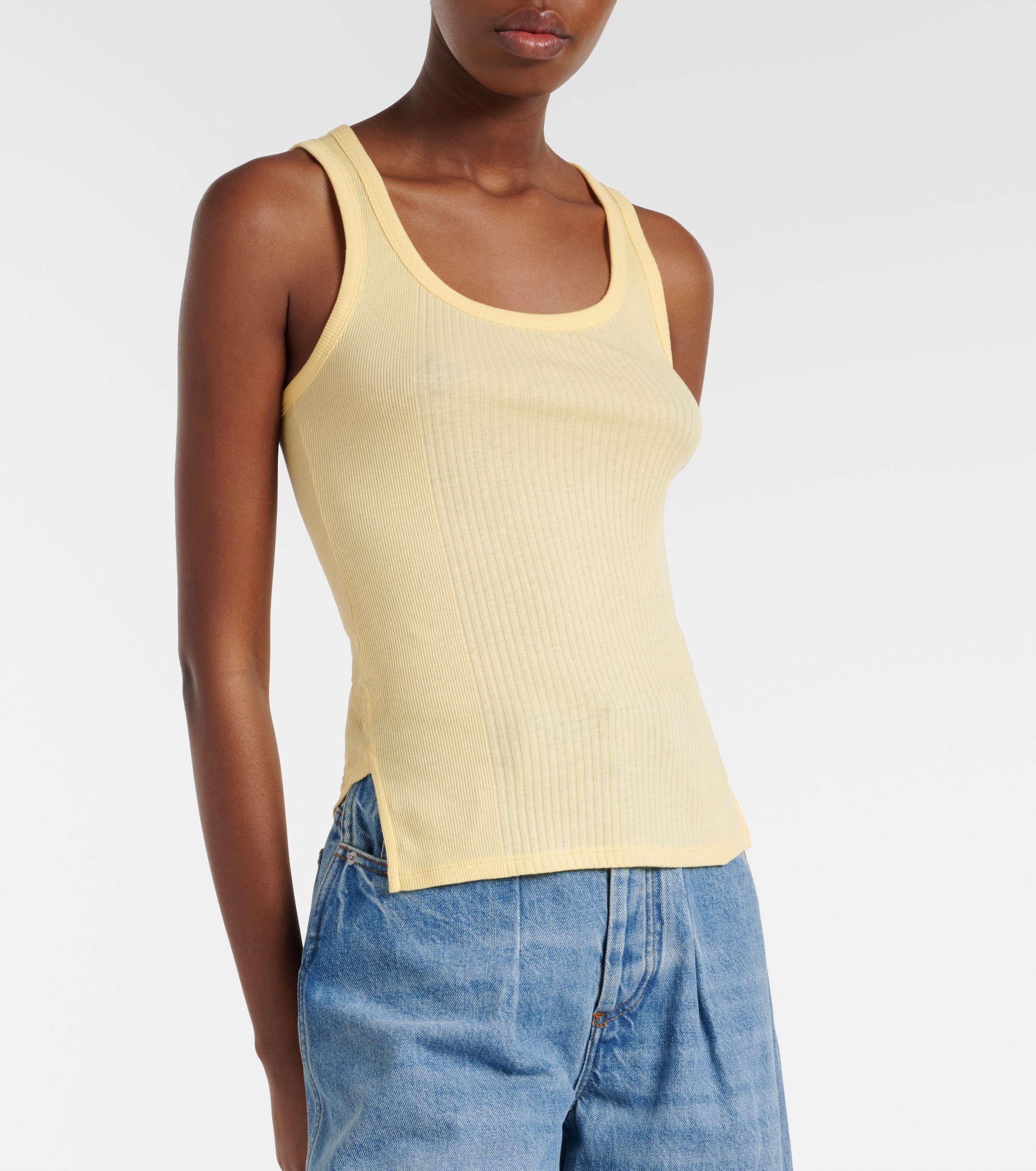 Jacquemus Rond Carré cotton tank top