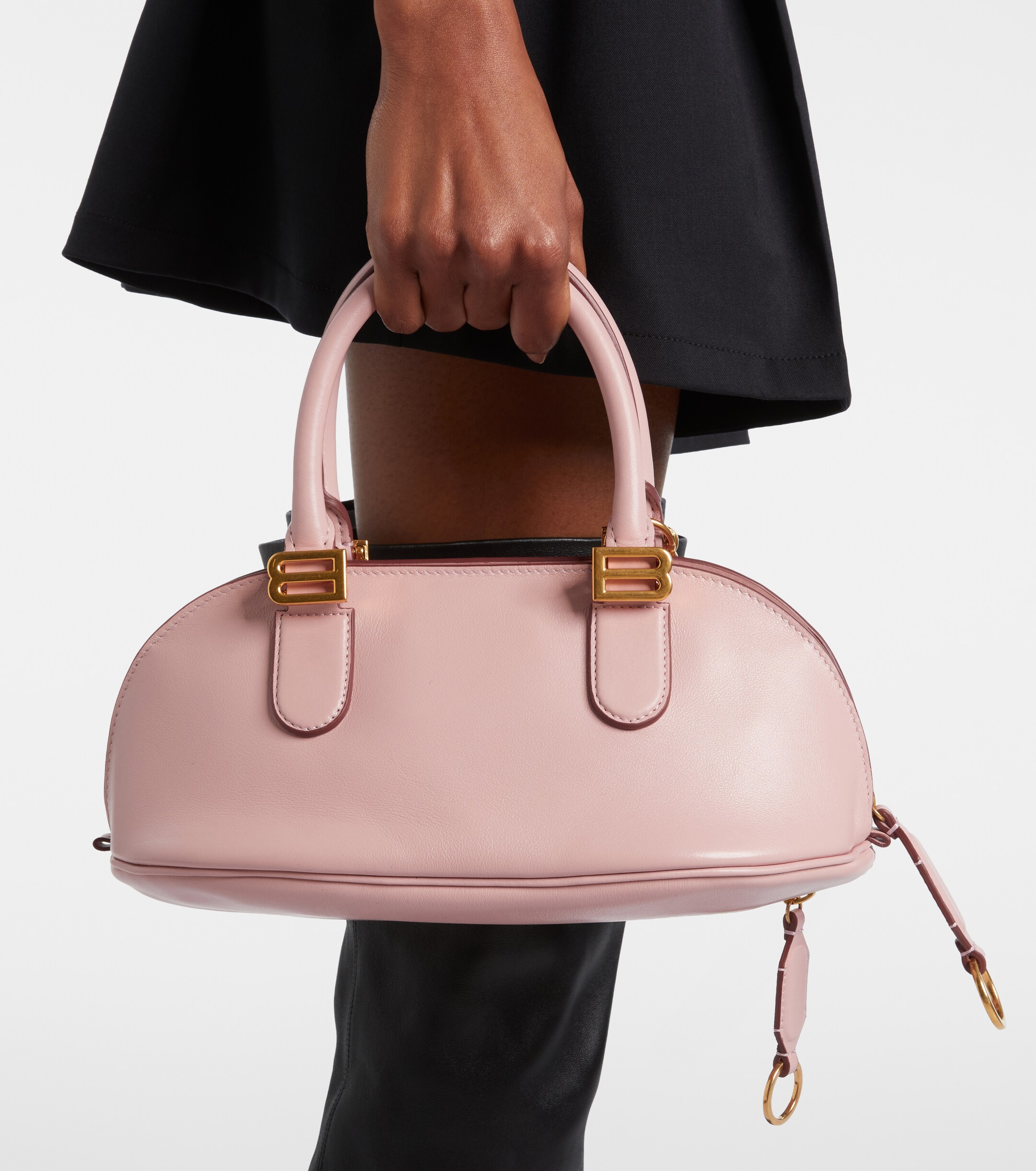 Balenciaga Bolero Mini leather top-handle bag