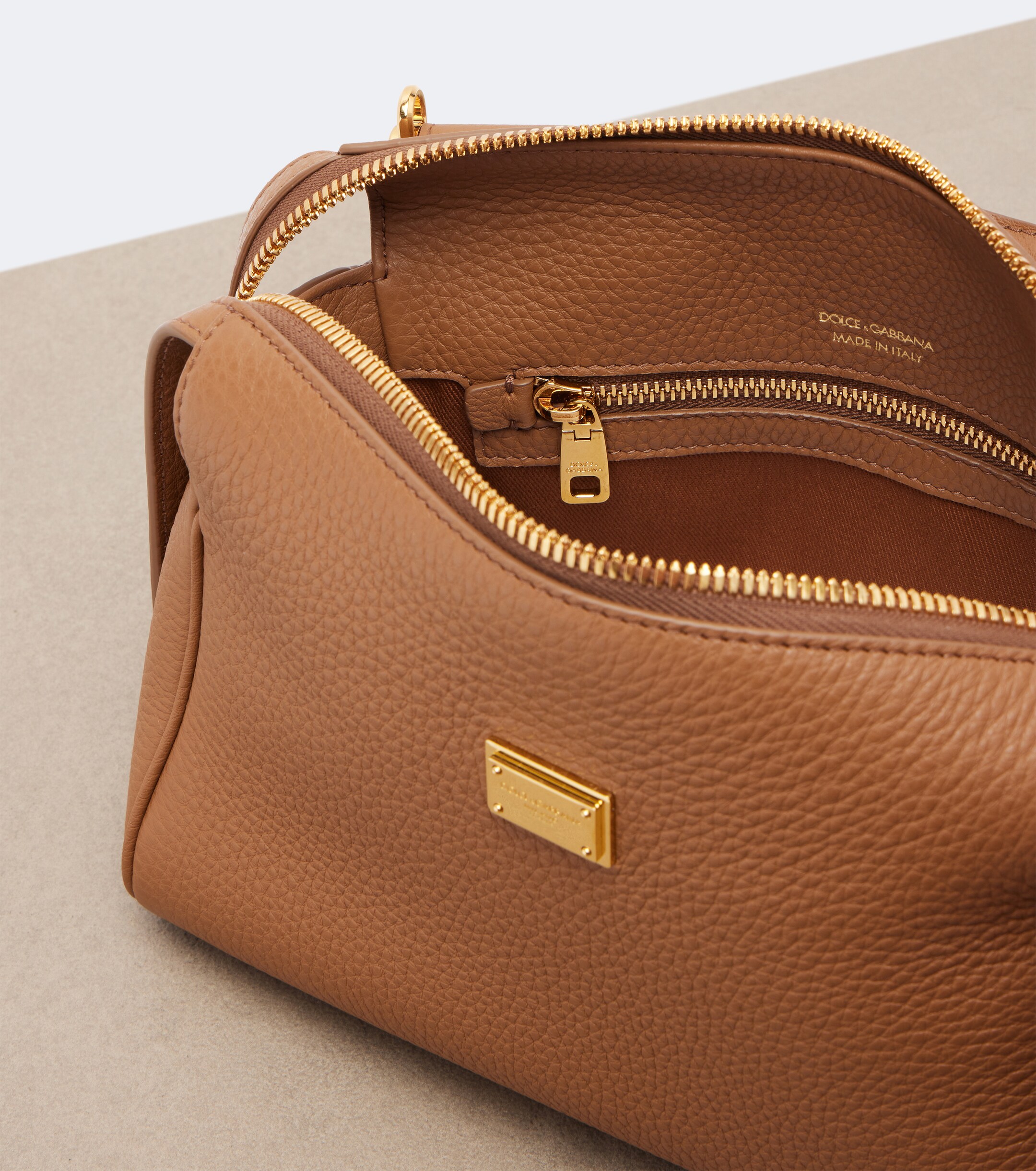 Dolce&Gabbana Vittoria Small leather top-handle bag