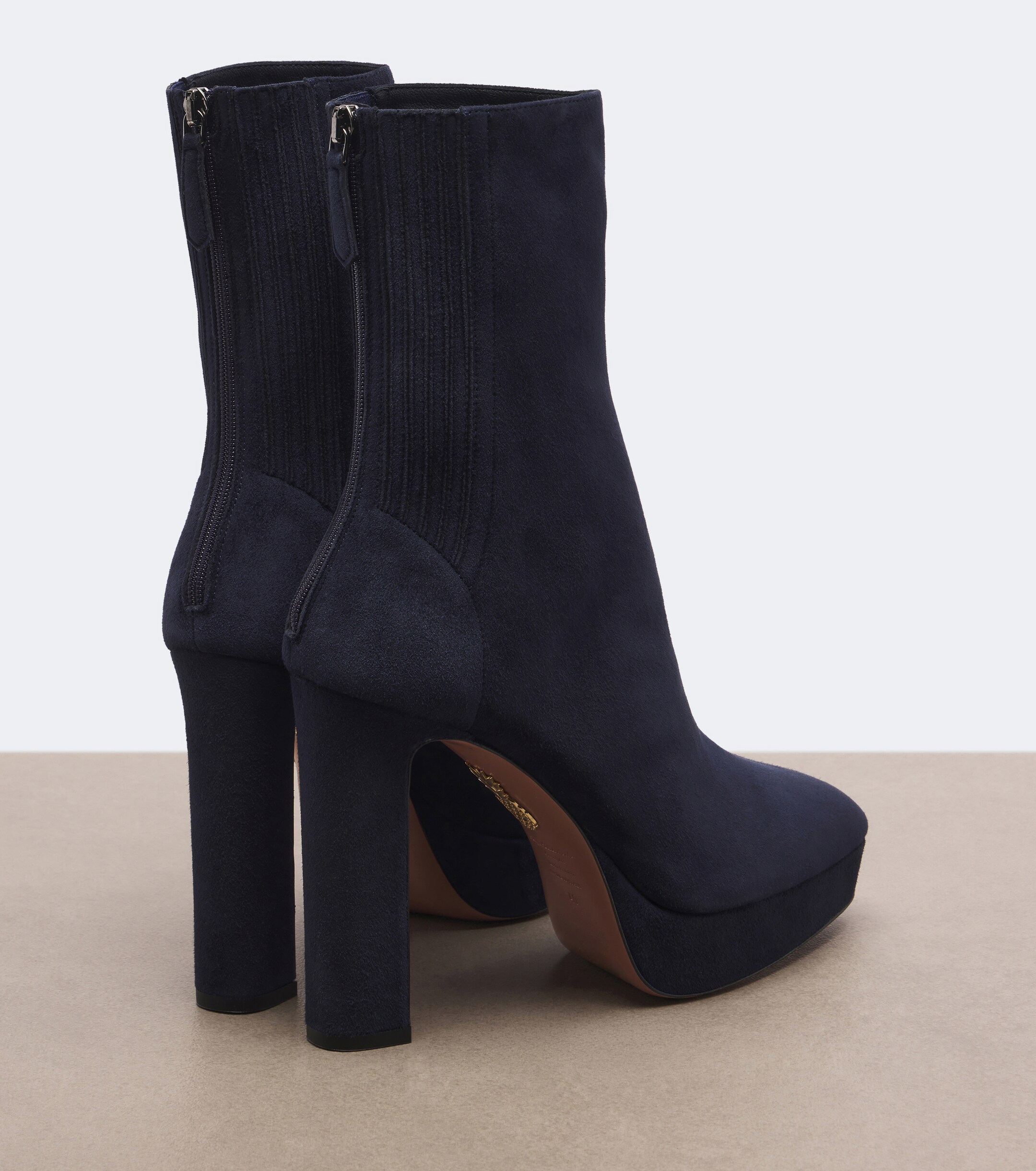 AQUAZZURA Aquazzura Martine suede platform ankle boots