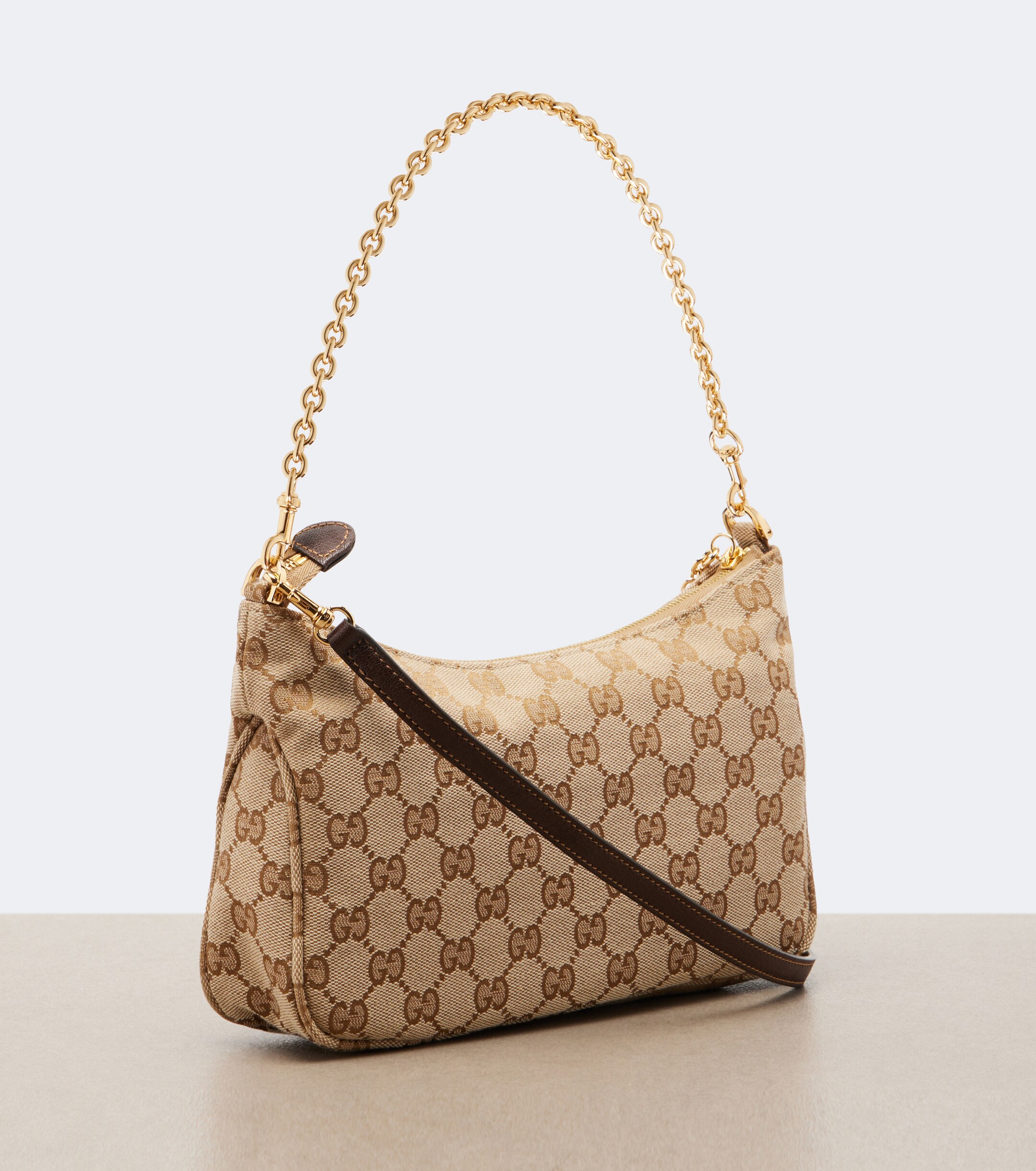 Gucci Lady Lunetta Small GG canvas shoulder bag