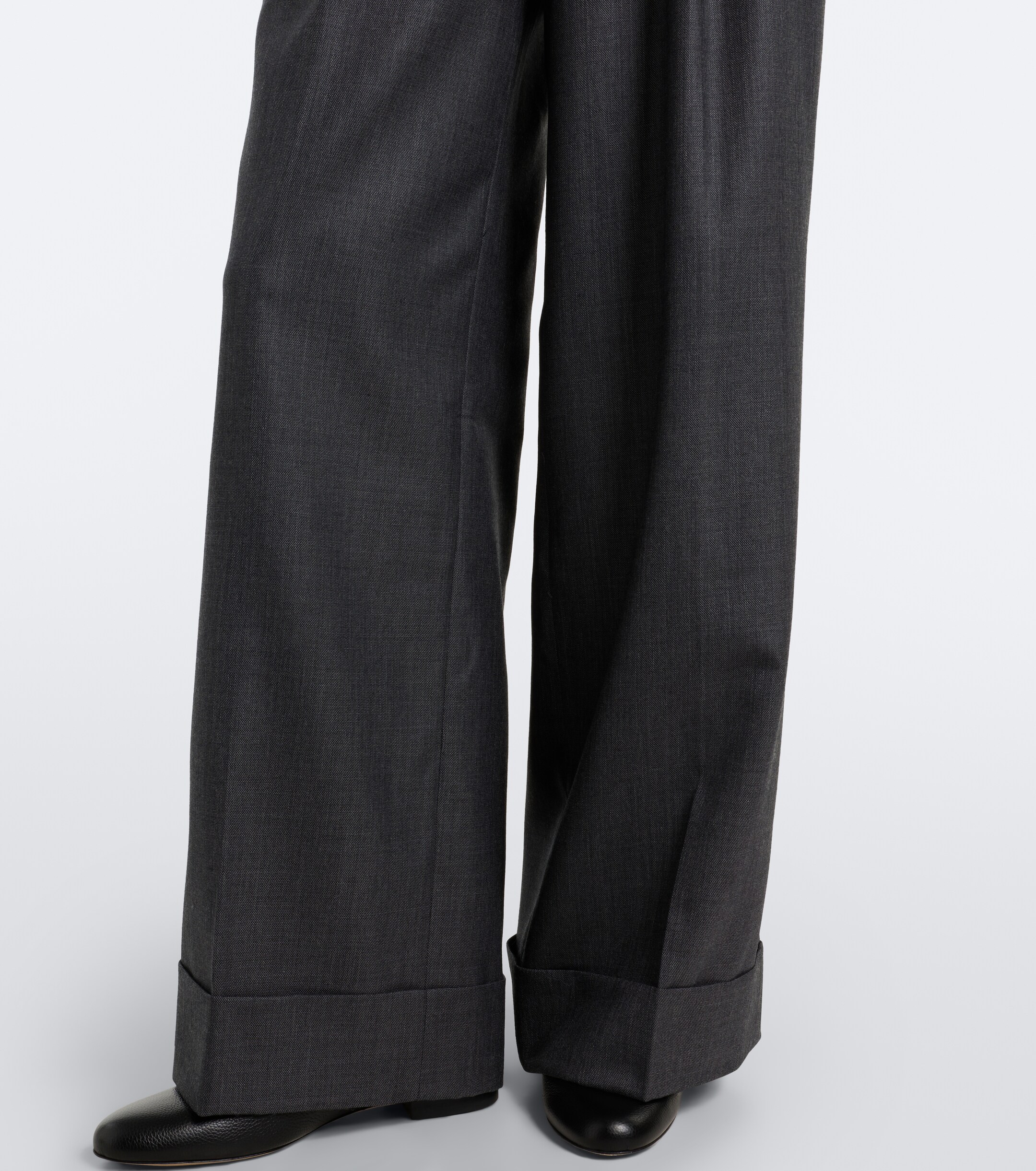 Junya Watanabe Junya Watanabe Pleated wool wide-leg pants