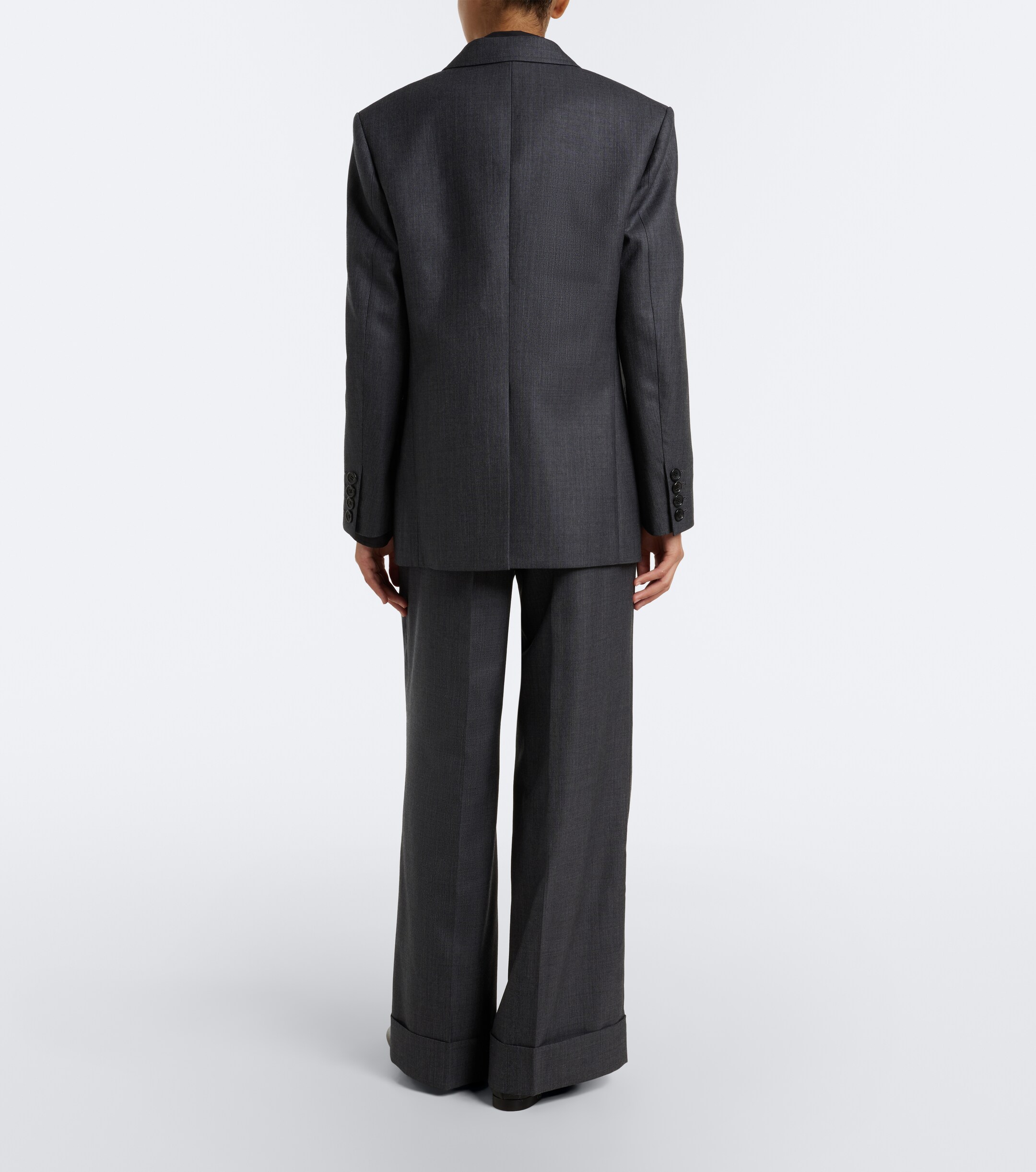 Junya Watanabe Junya Watanabe Pleated wool wide-leg pants