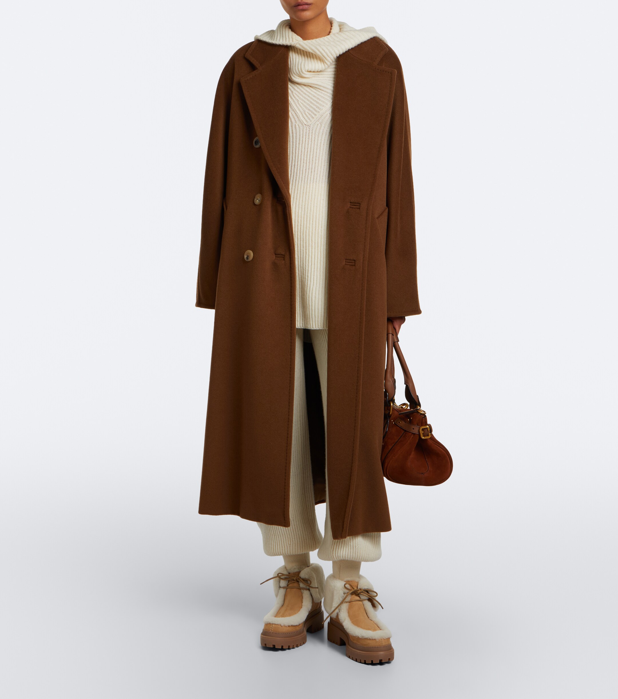 Yves Salomon Yves Salomon Shearling-lined suede ankle boots