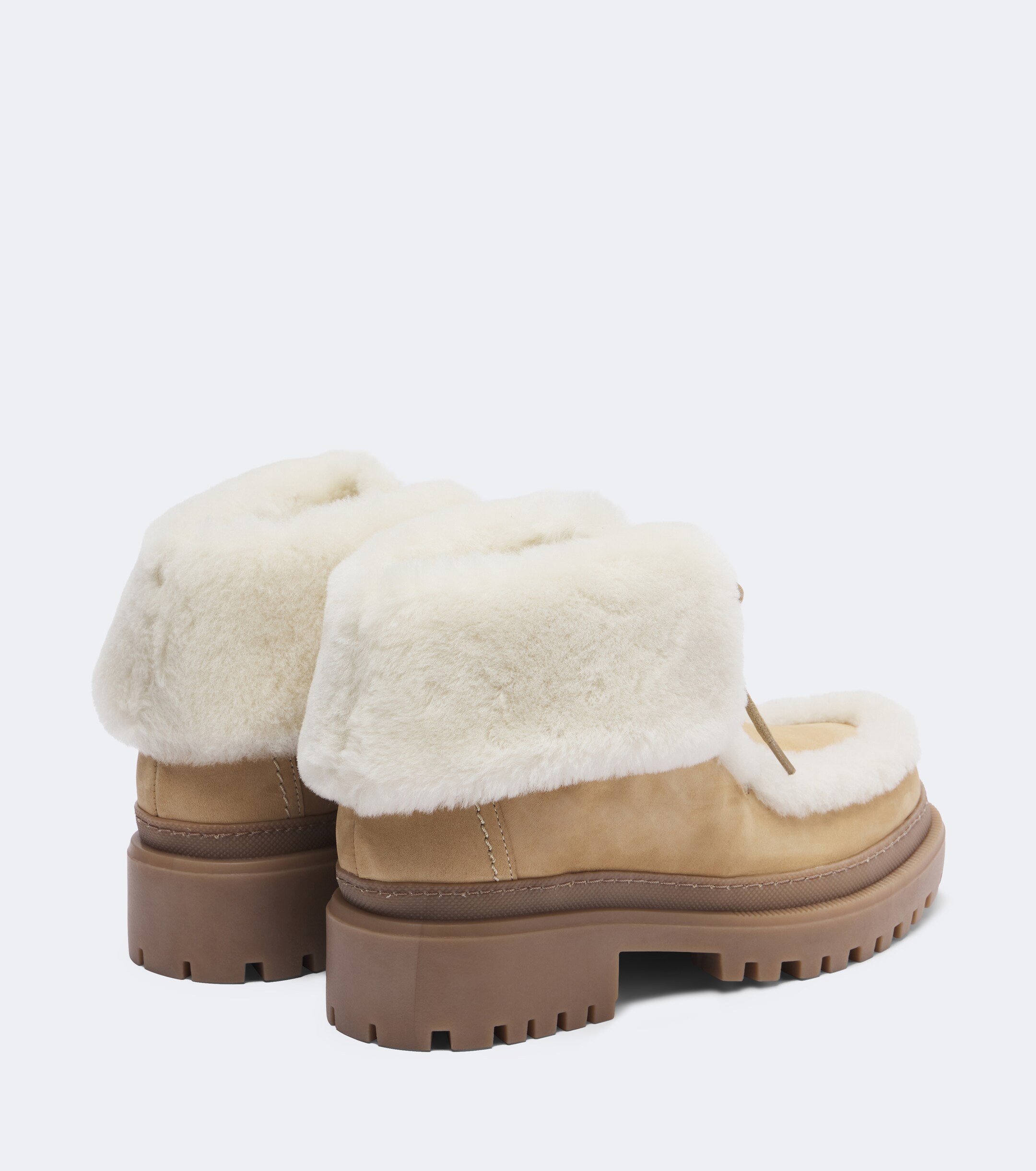 Yves Salomon Yves Salomon Shearling-lined suede ankle boots