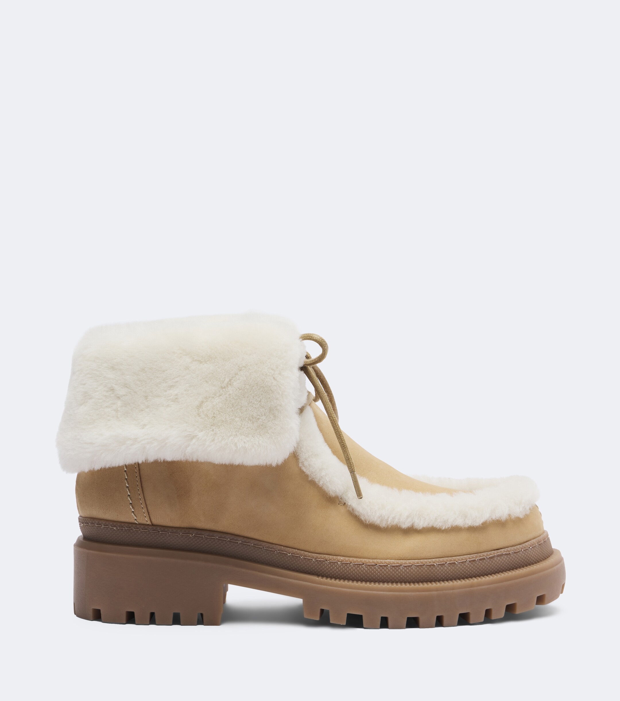 Yves Salomon Yves Salomon Shearling-lined suede ankle boots