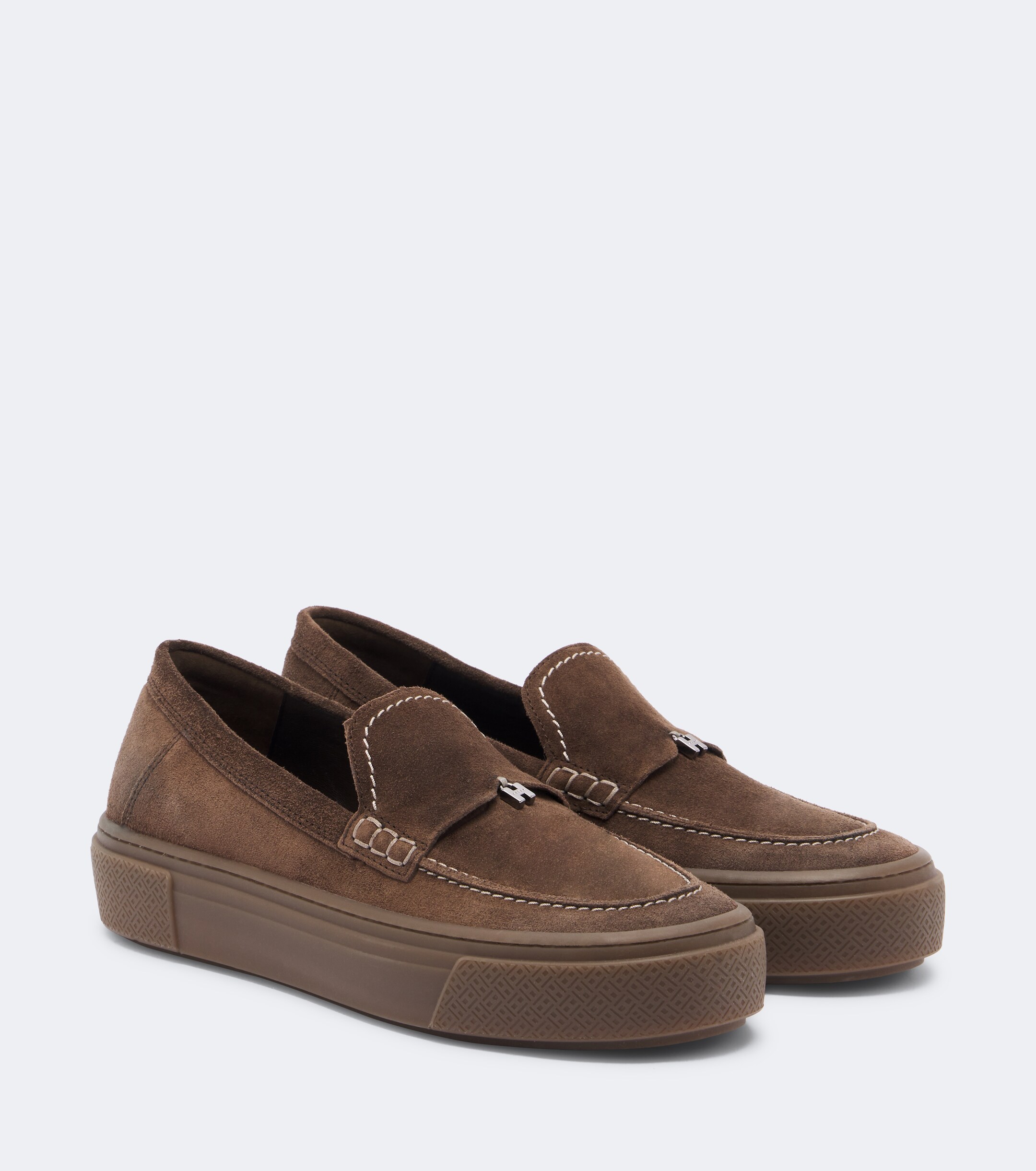Hogan Hogan Hogan Crosswind suede loafers