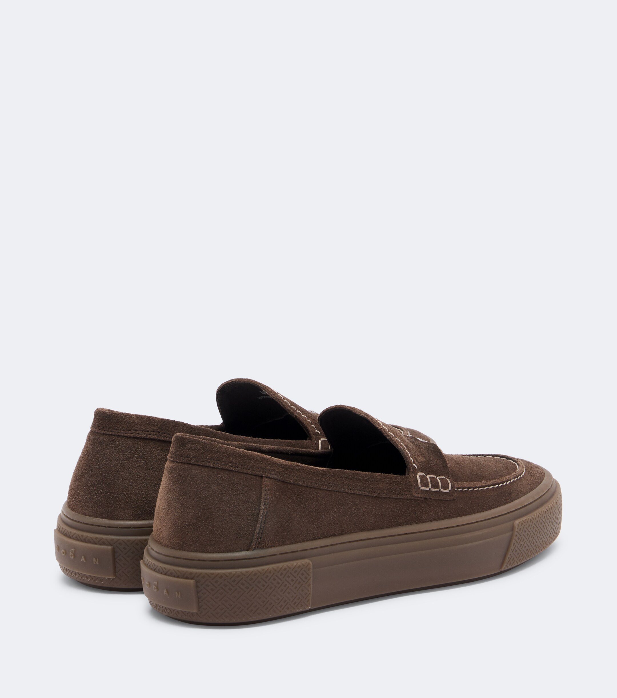 Hogan Hogan Hogan Crosswind suede loafers