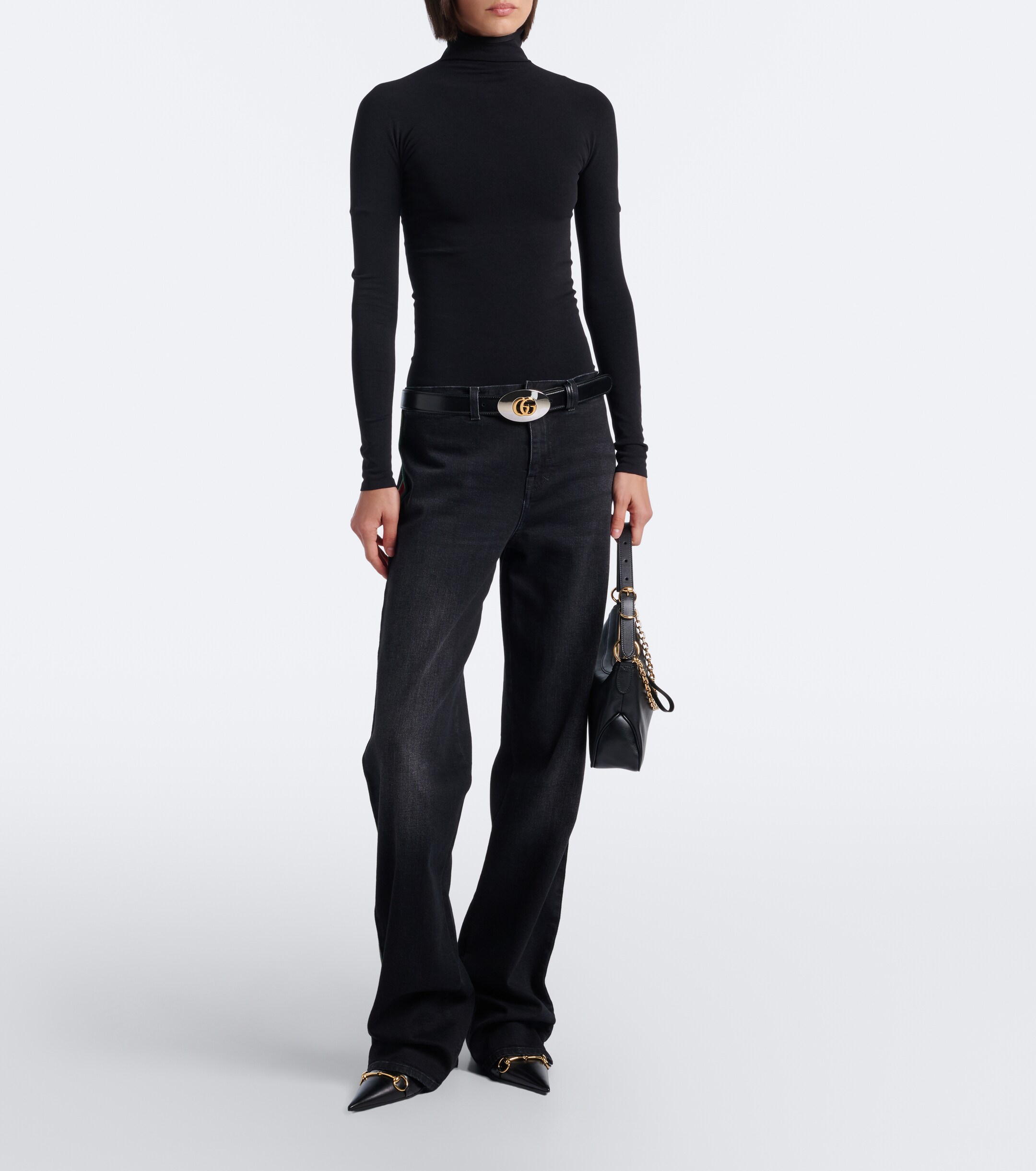 Gucci Gucci Starlet Medium leather shoulder bag