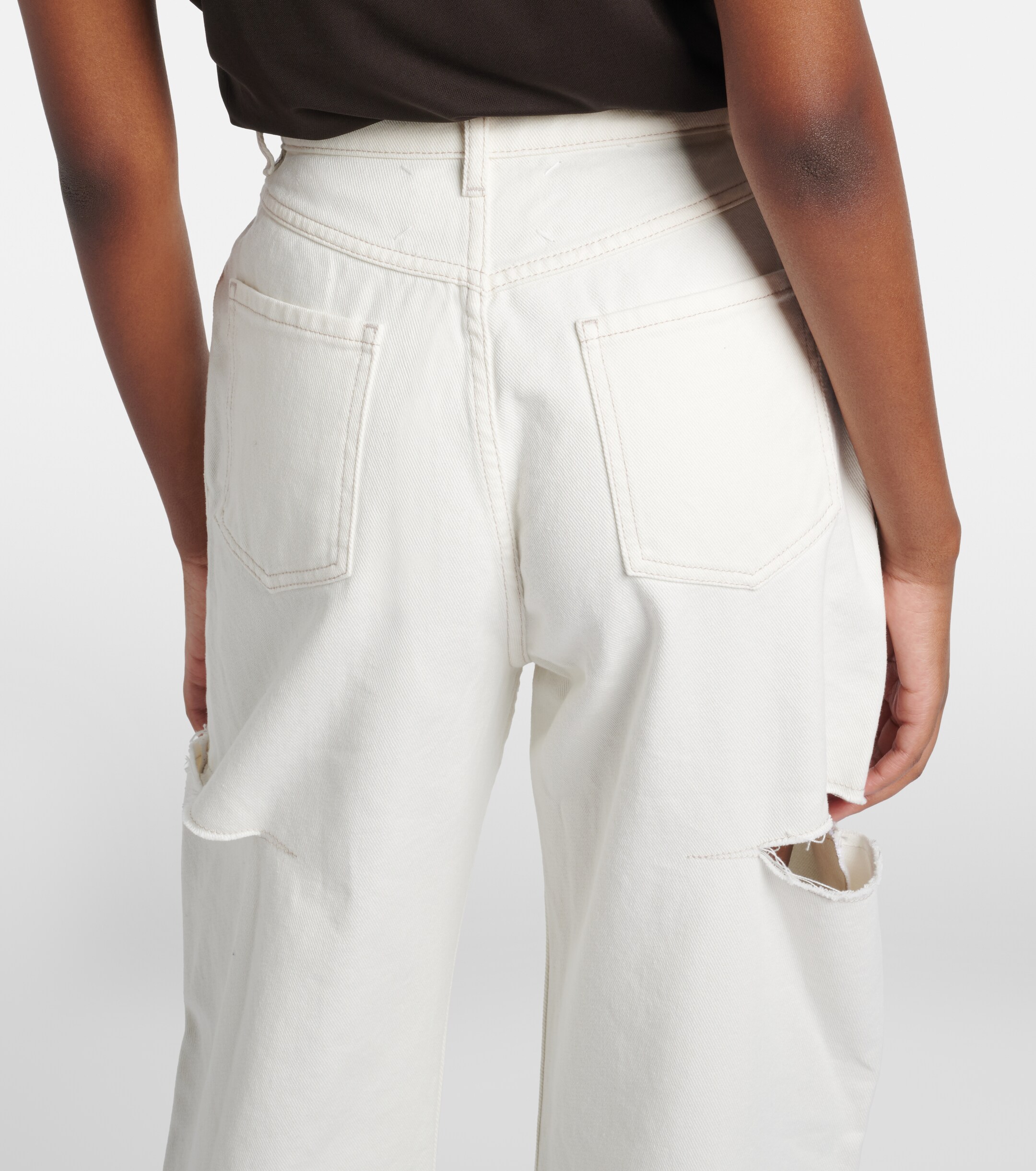 Maison Margiela Maison Margiela High-rise straight leg jeans