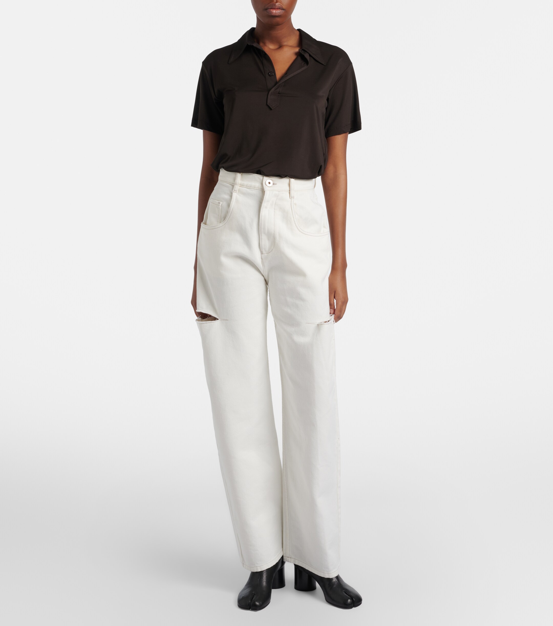 Maison Margiela Maison Margiela High-rise straight leg jeans