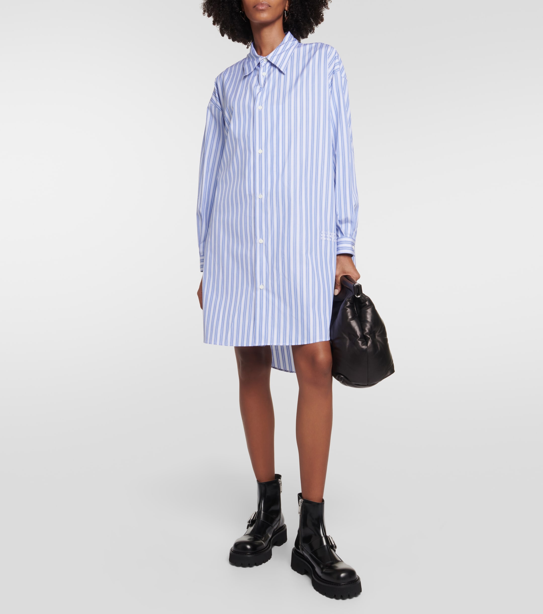 MM6 Maison Margiela Buckled leather ankle boots