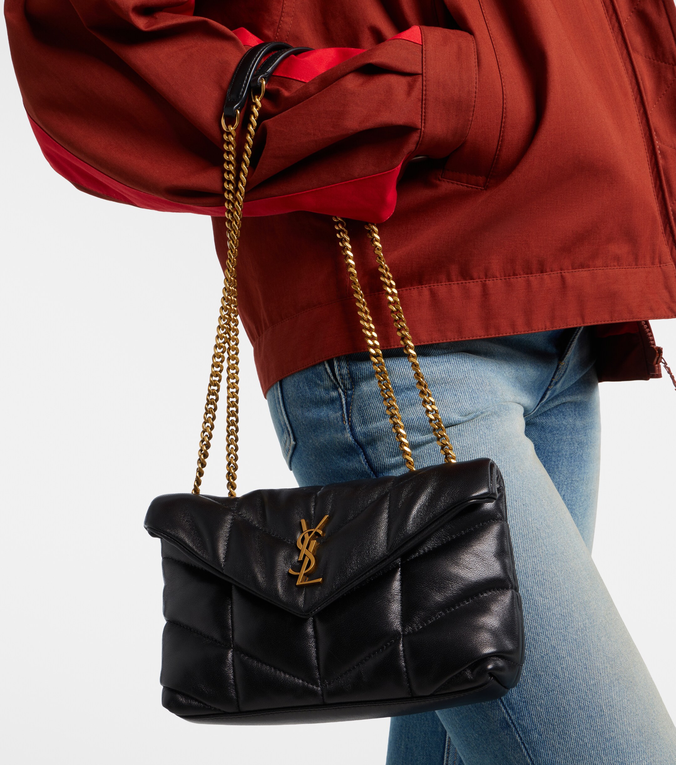Saint Laurent Puffer Toy quilted leather shoulder bag