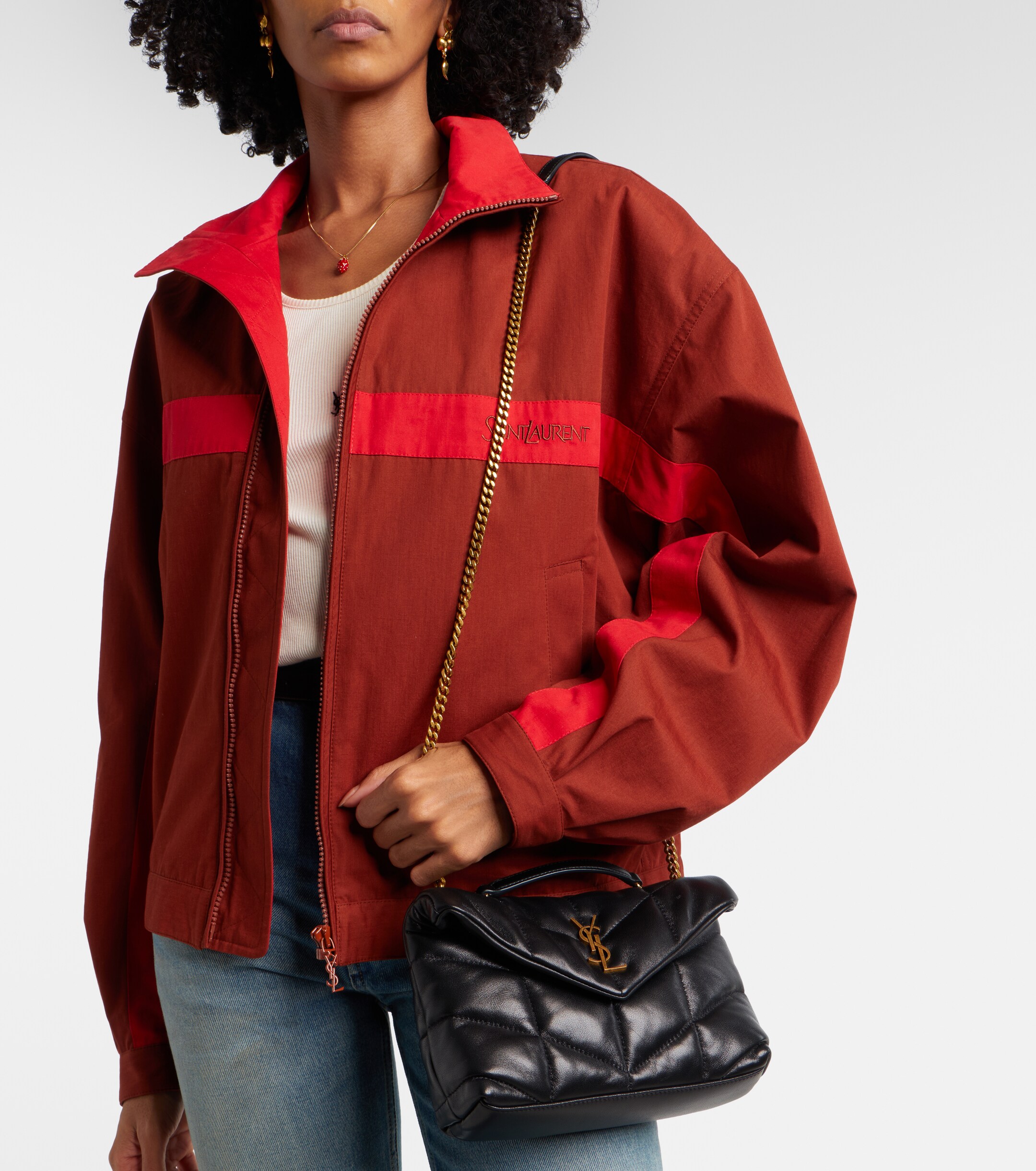 Saint Laurent Puffer Toy quilted leather shoulder bag