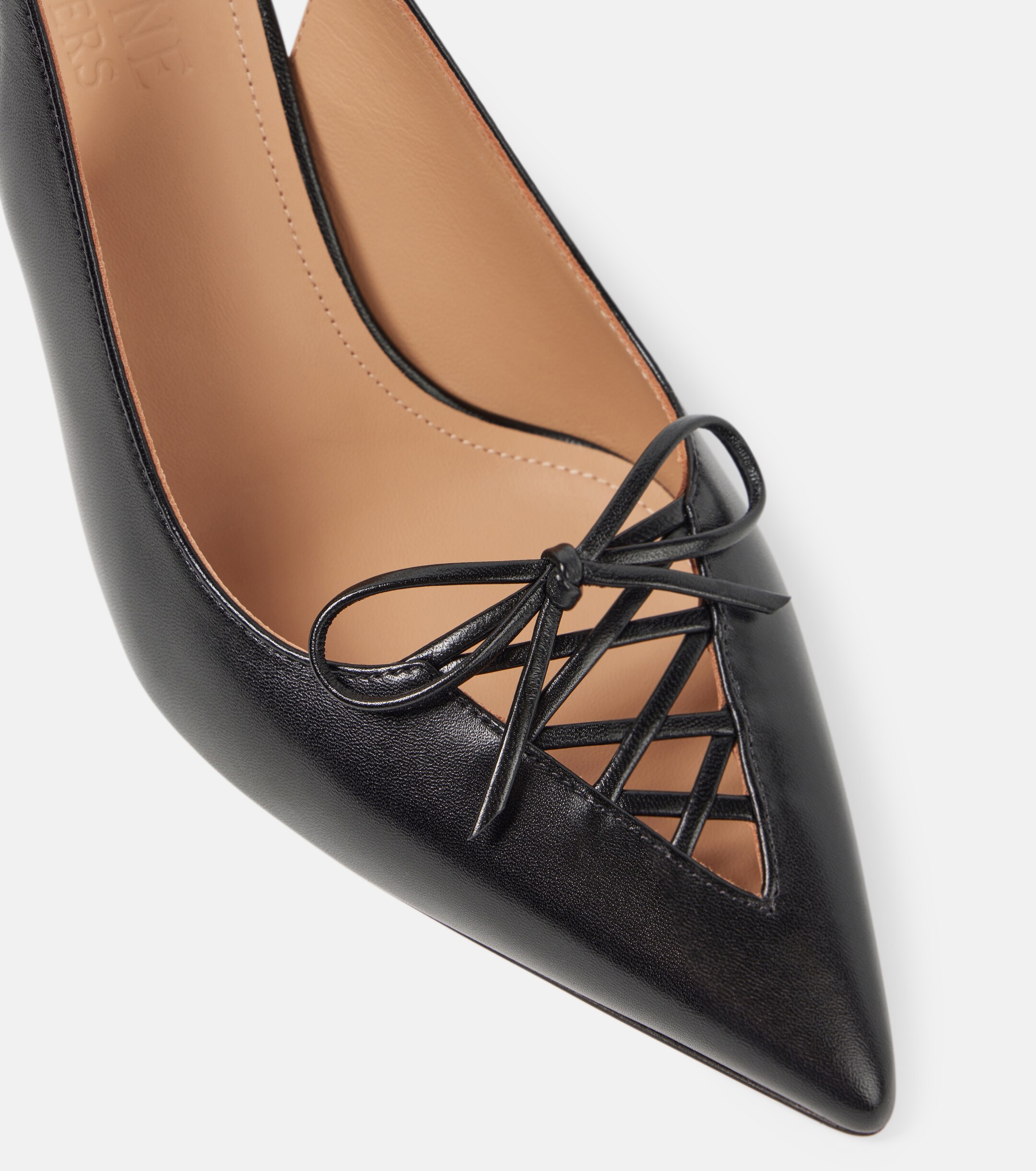 Malone Souliers Trudie leather slingback pumps
