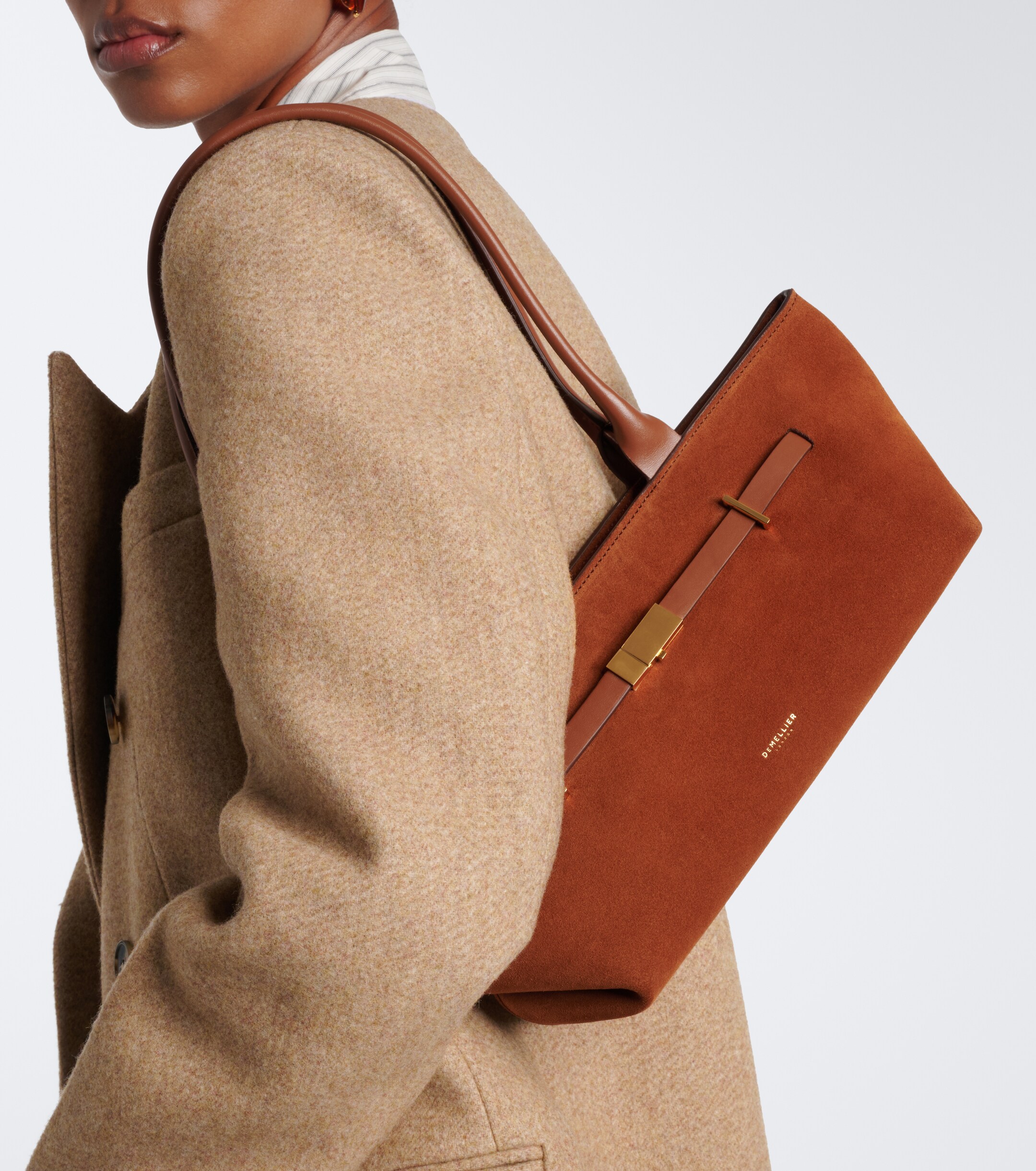 DeMellier New York suede shoulder bag thumbnail