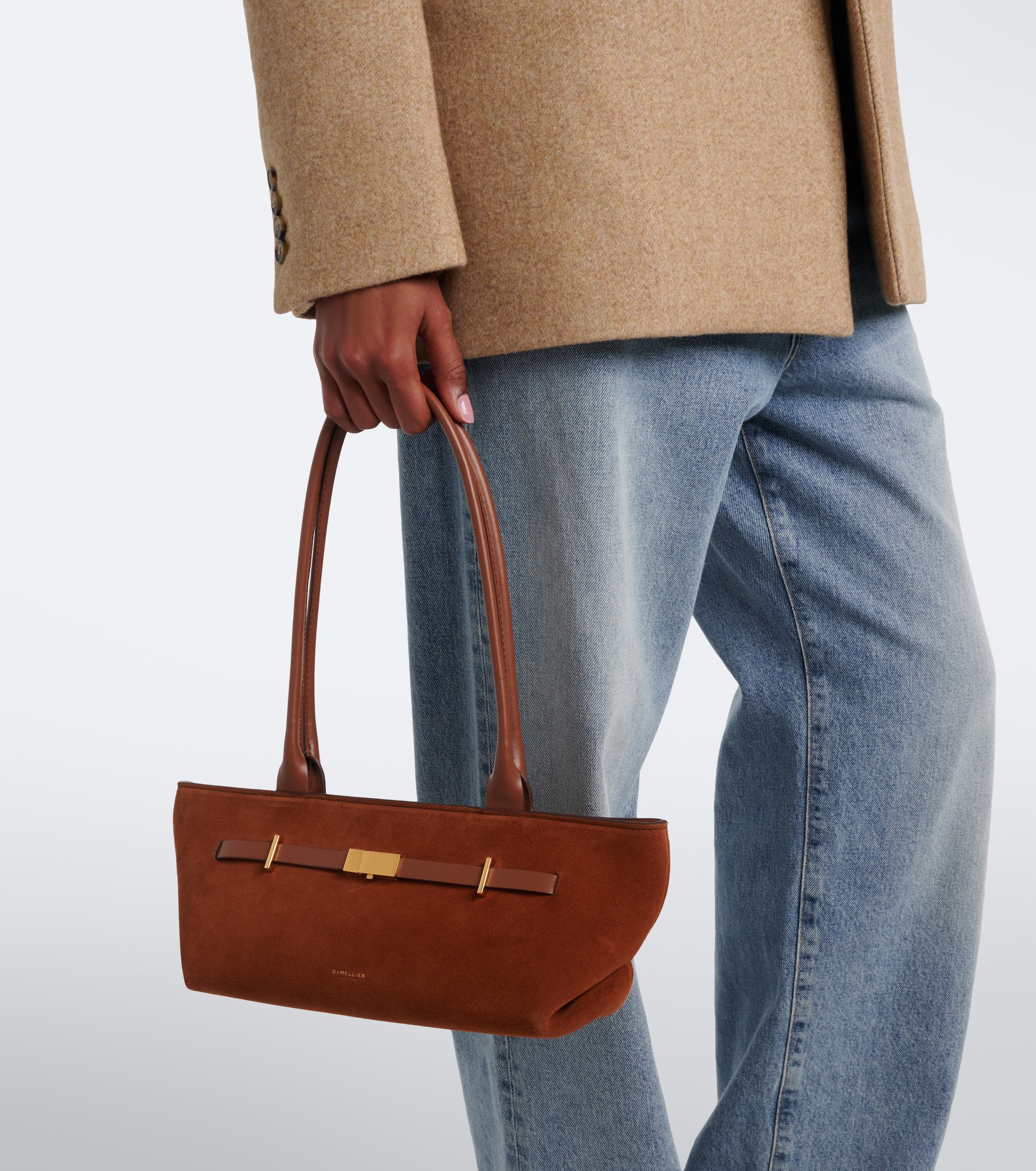 DeMellier New York suede shoulder bag thumbnail