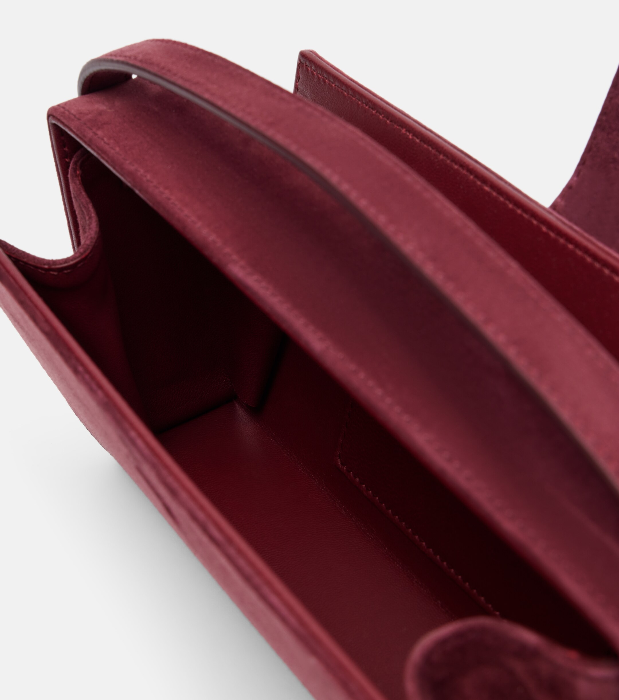 Magda Butrym Apolonia suede clutch