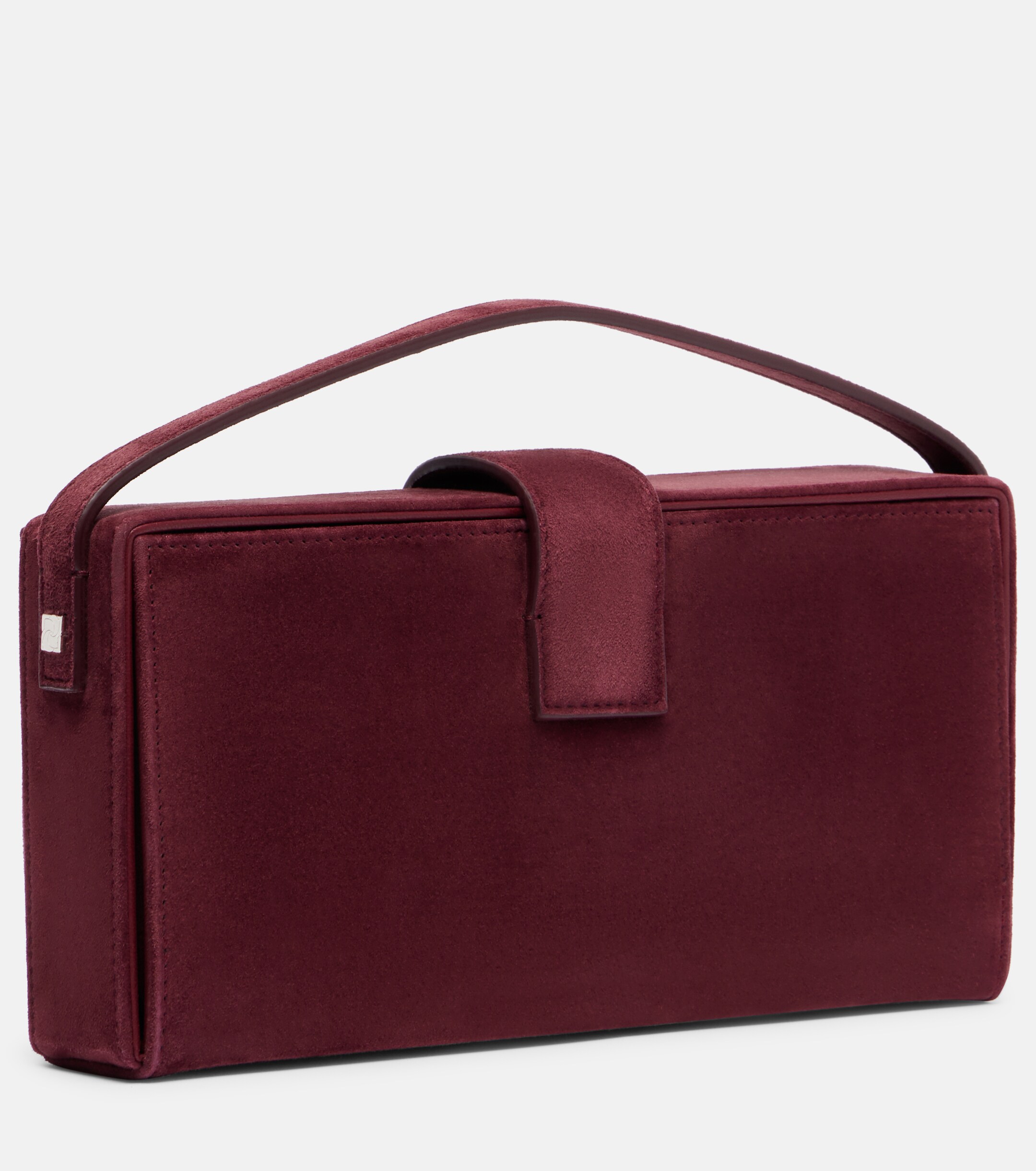 Magda Butrym Apolonia suede clutch