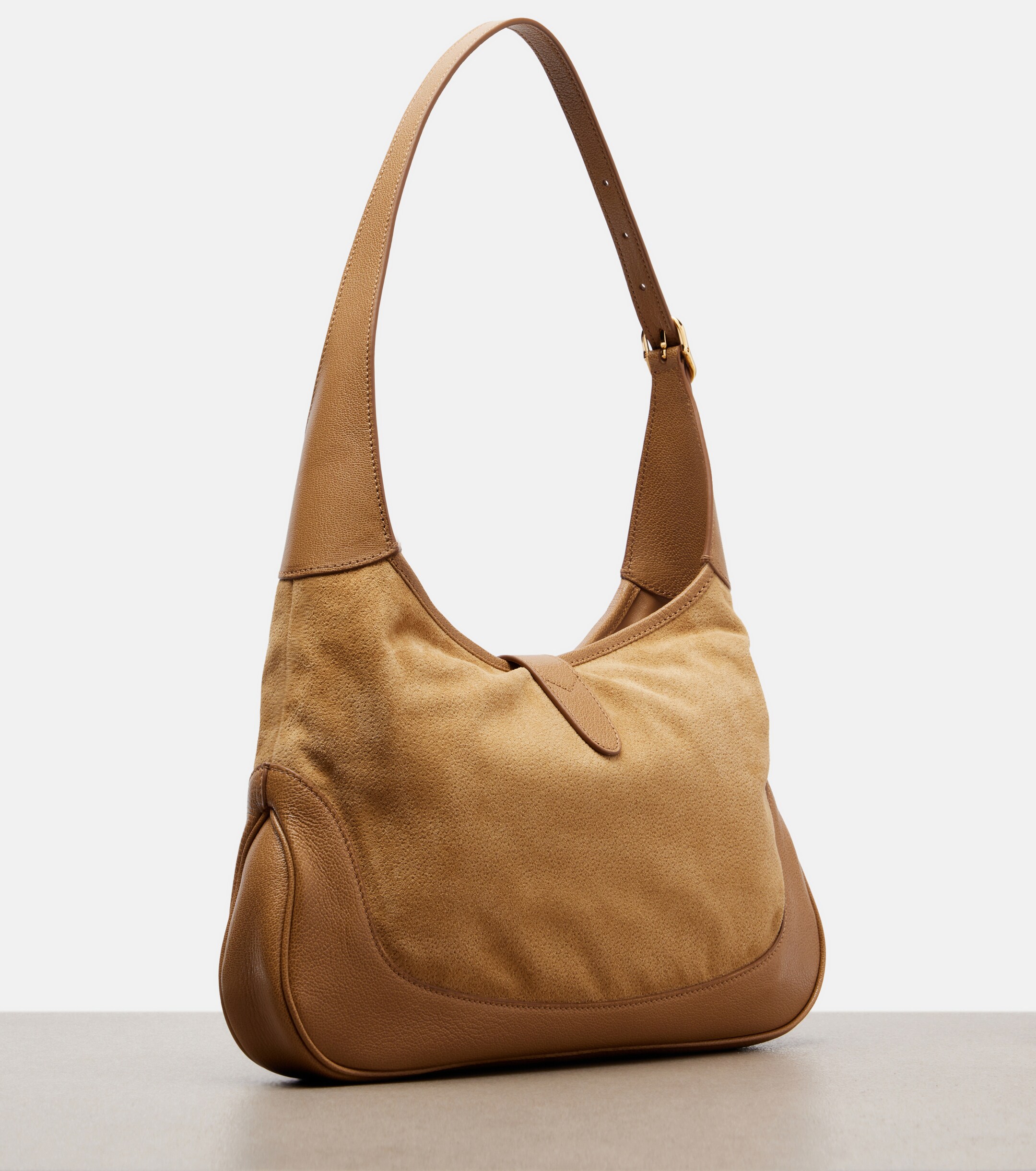 Gucci Gucci Jackie 1961 Medium suede shoulder bag