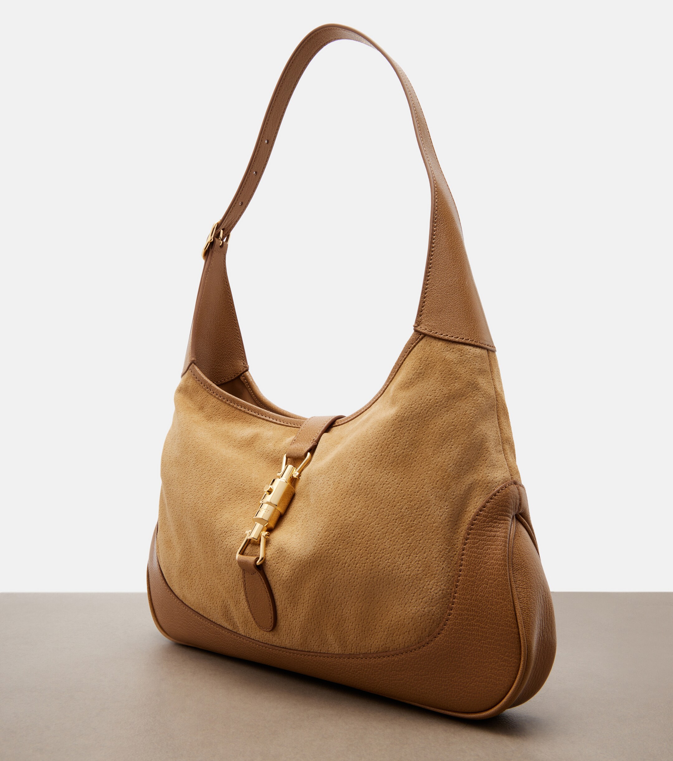 Gucci Gucci Jackie 1961 Medium suede shoulder bag