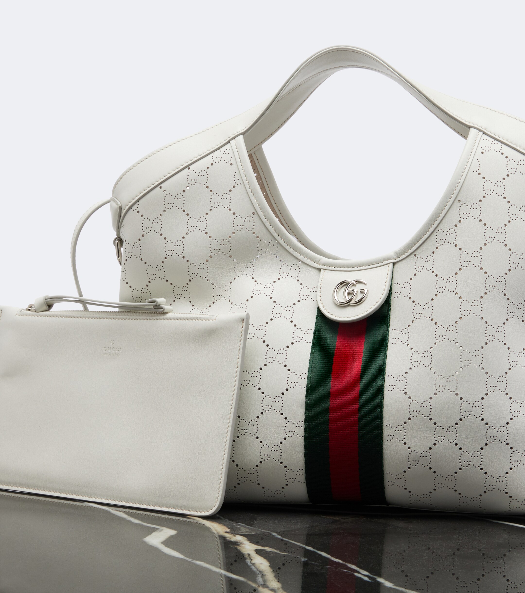 Gucci Gucci Giglio Small leather tote bag