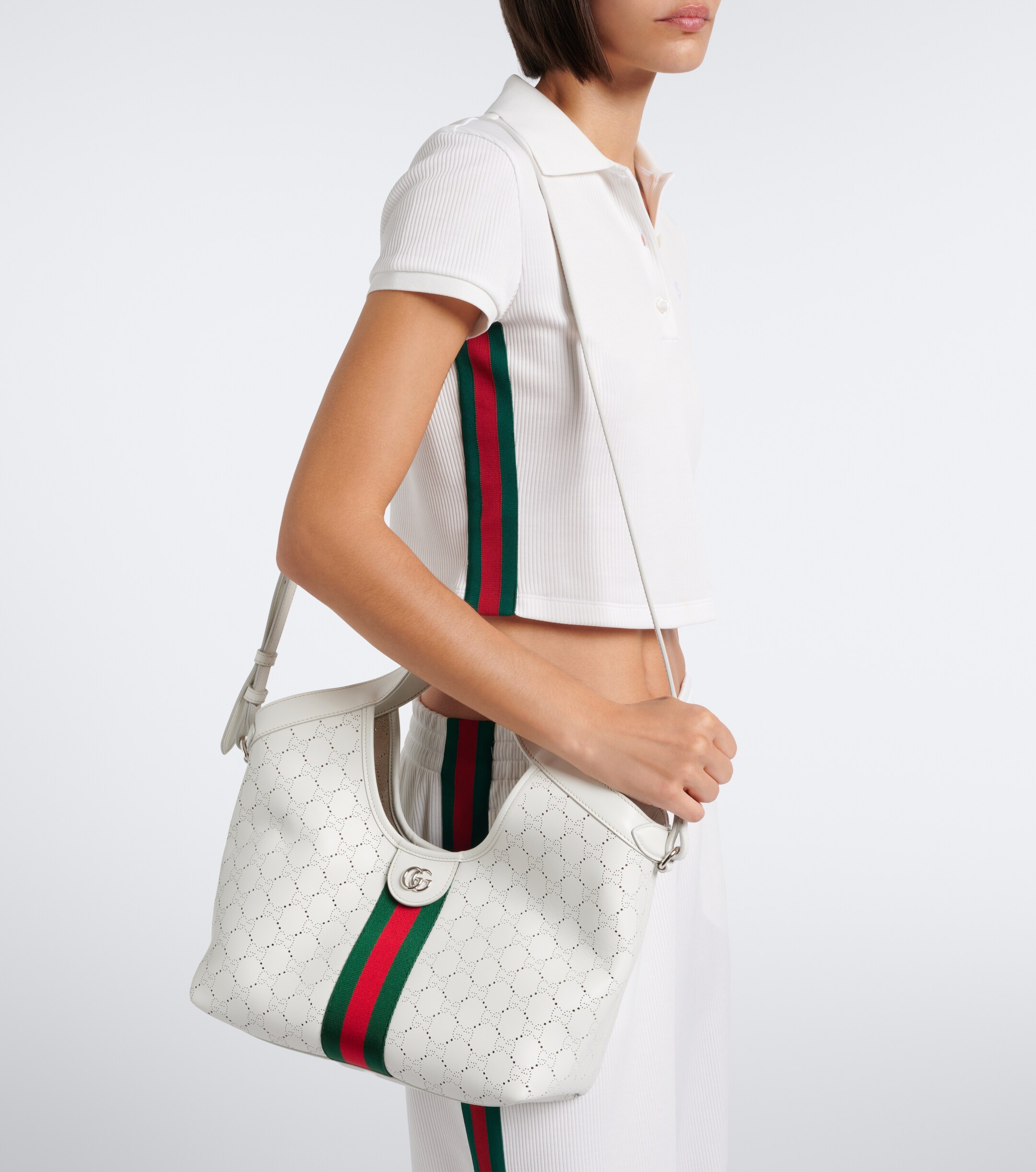 Gucci Gucci Giglio Small leather tote bag