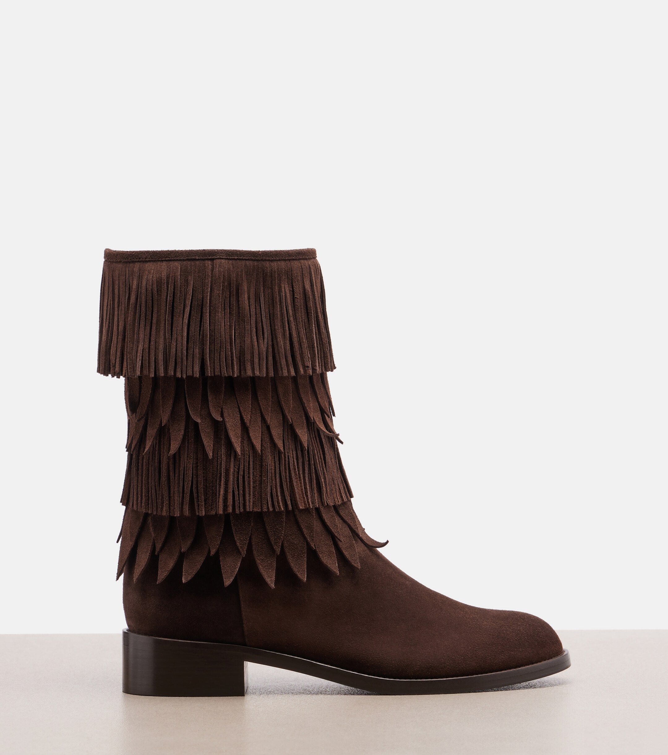 AQUAZZURA Aquazzura Maverick fringed suede mid-calf boots