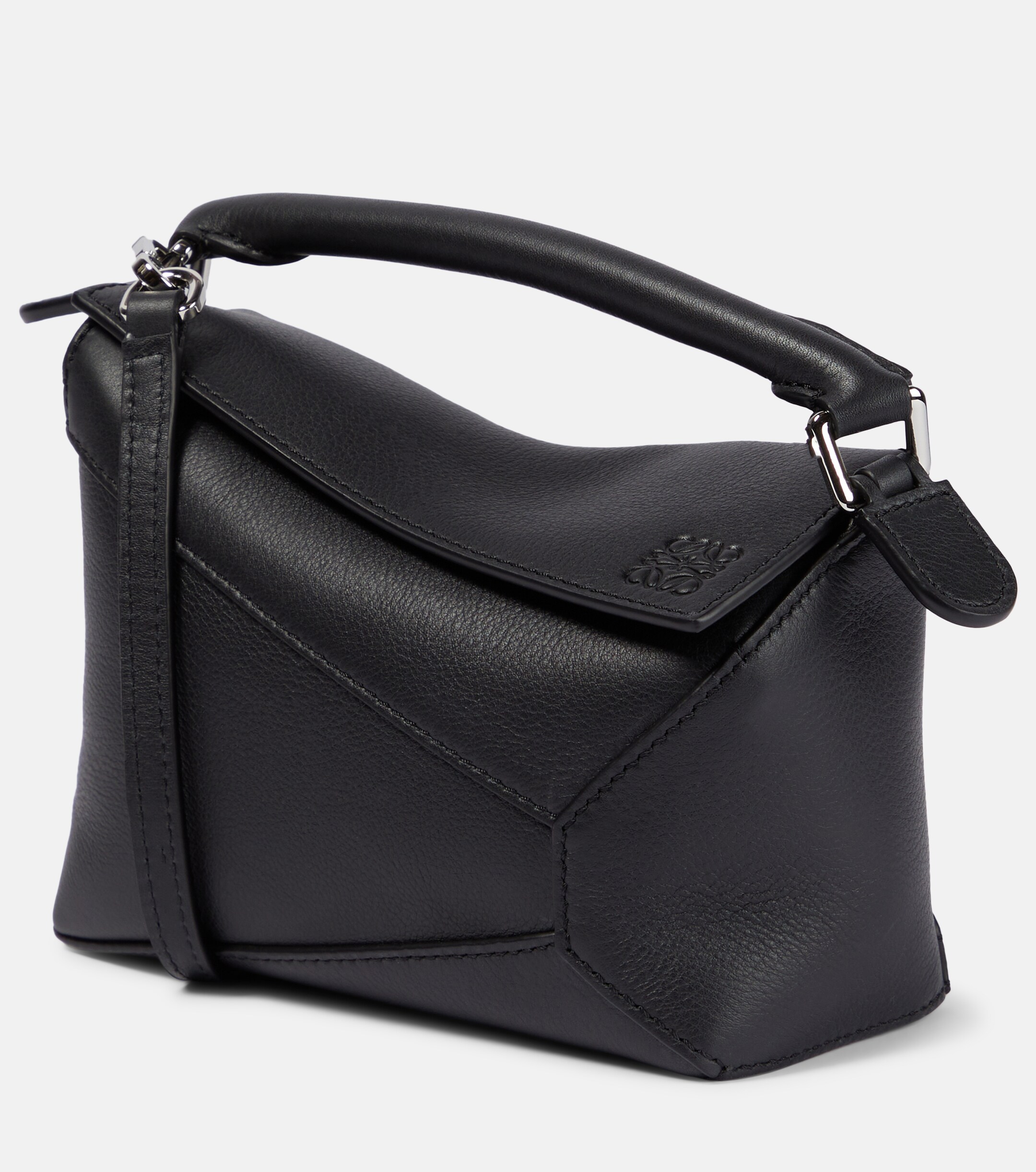 Loewe Puzzle Edge Mini leather top-handle bag