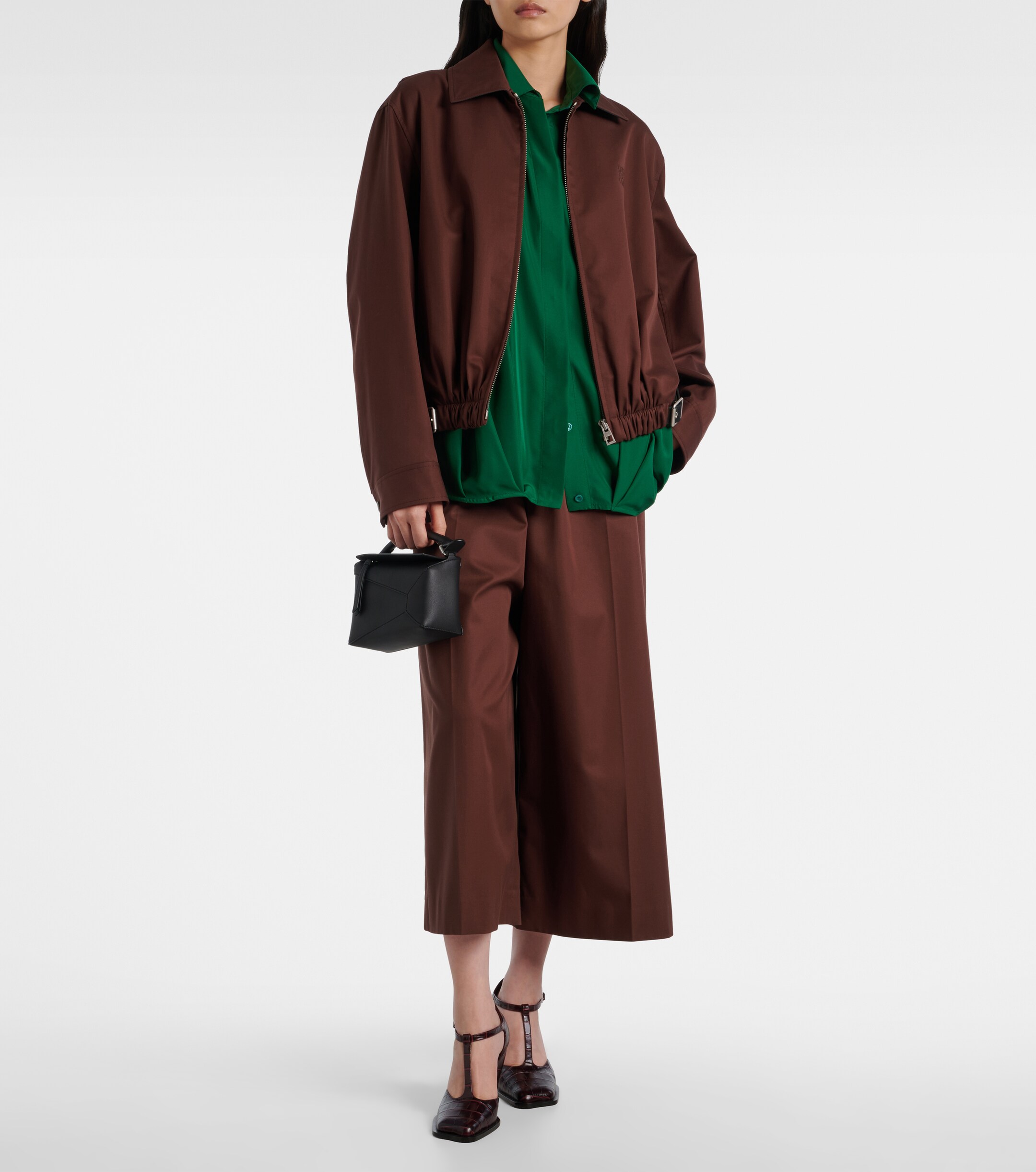 Loewe Puzzle Edge Mini leather top-handle bag