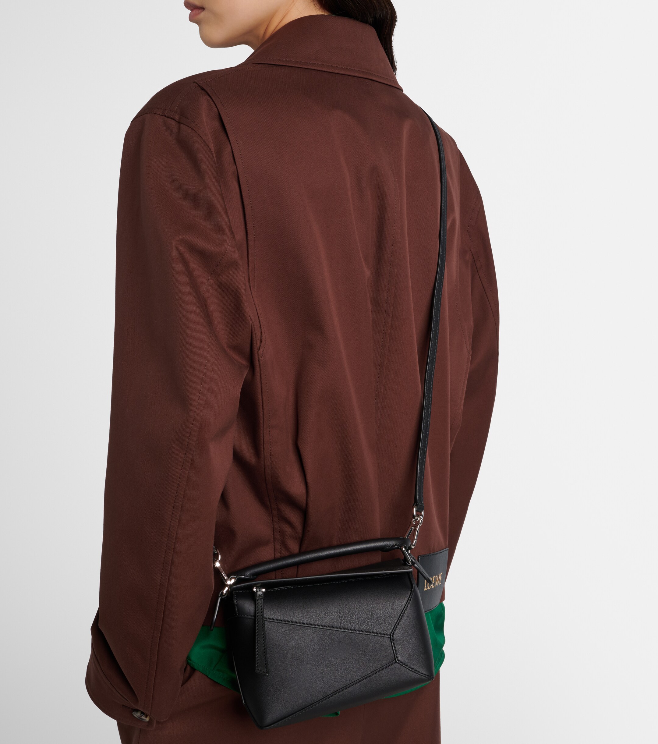 Loewe Puzzle Edge Mini leather top-handle bag