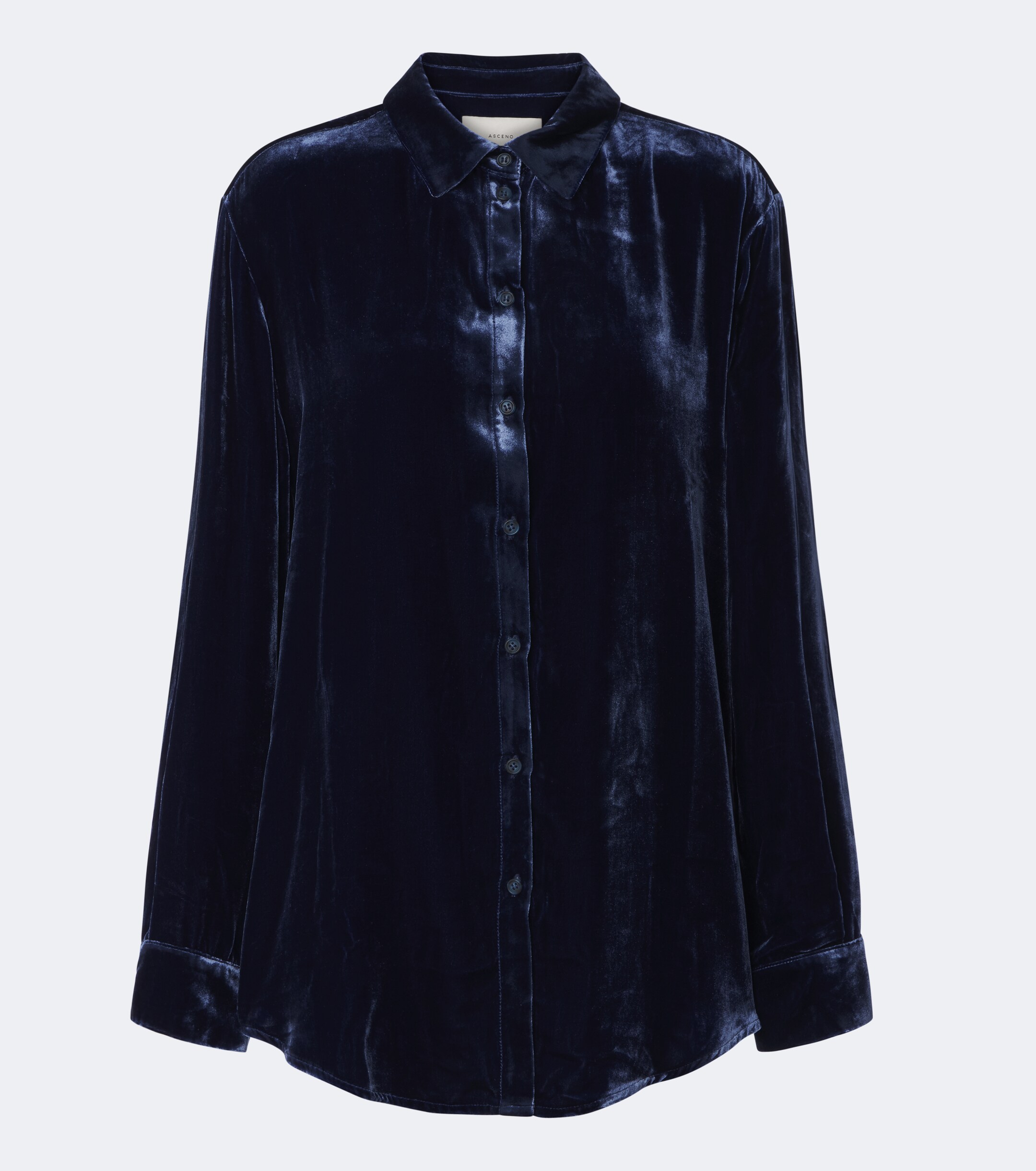Asceno Asceno London velvet shirt