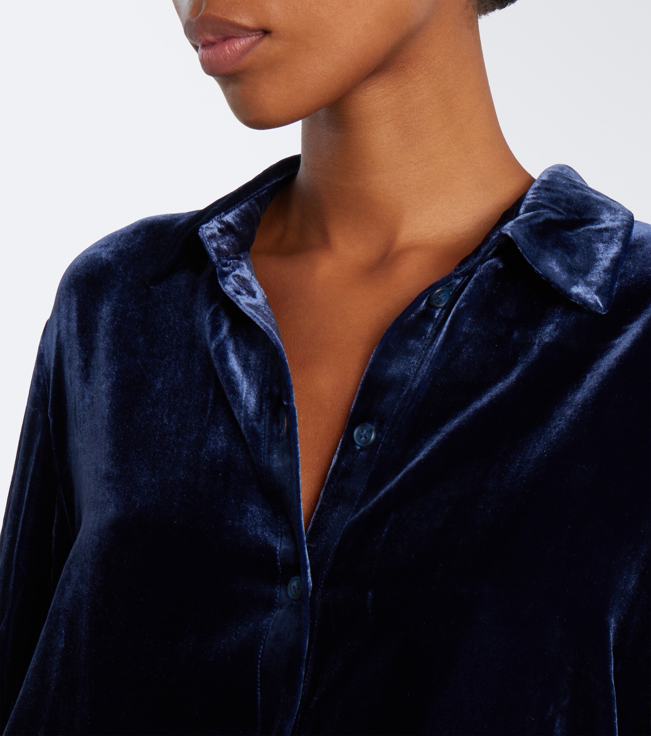 Asceno Asceno London velvet shirt