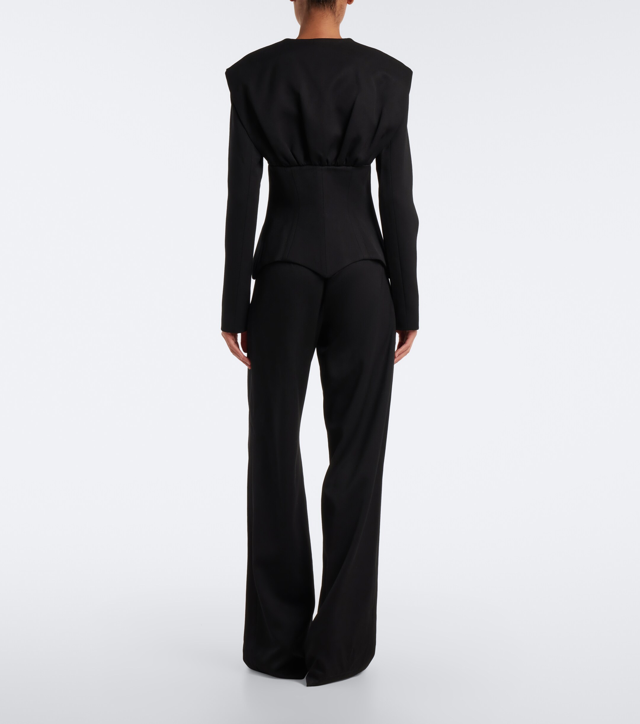 GEORGES HOBEIKA Georges Hobeika Mid-rise straight pants