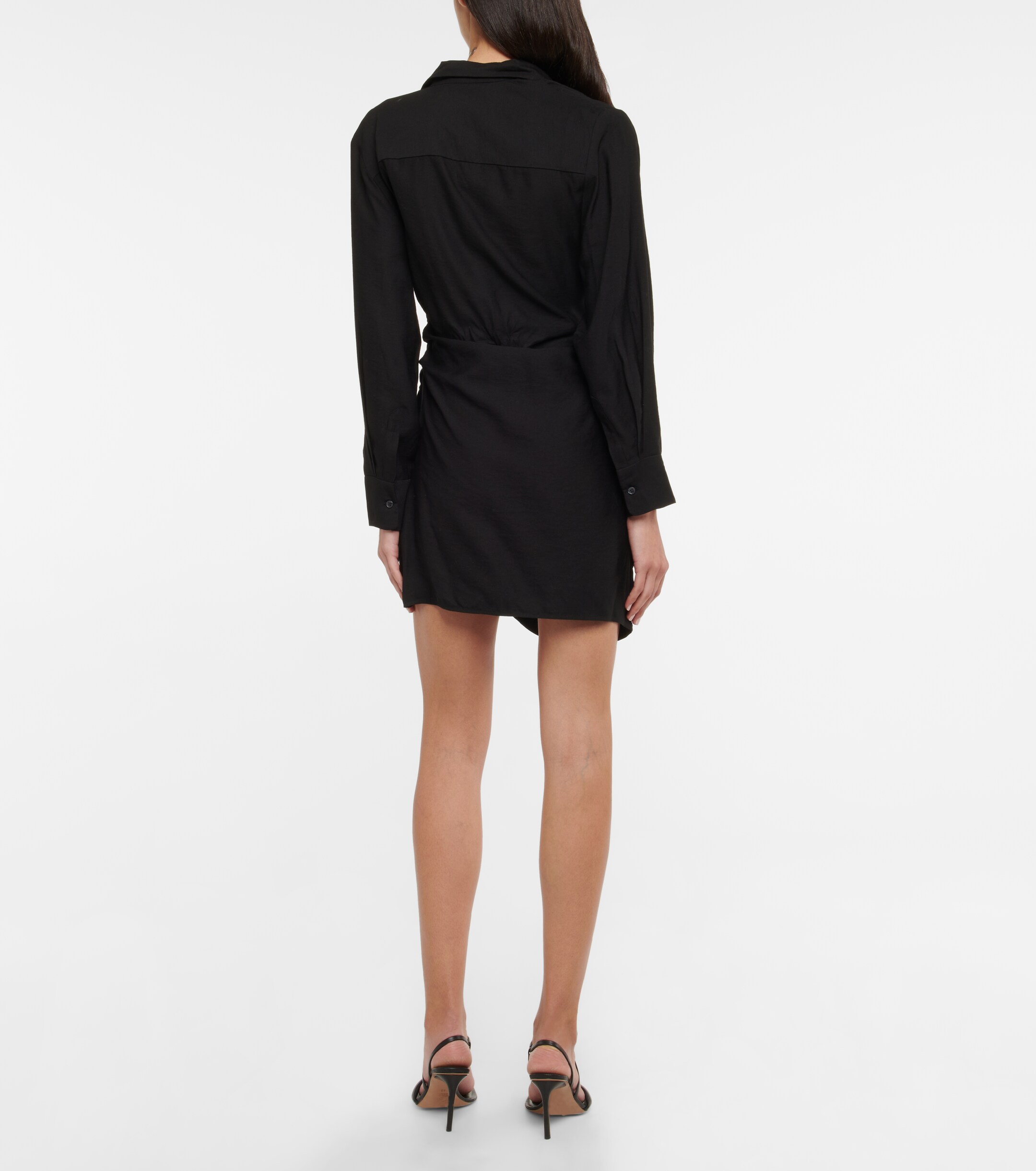 Jacquemus La Robe Bahia gathered minidress