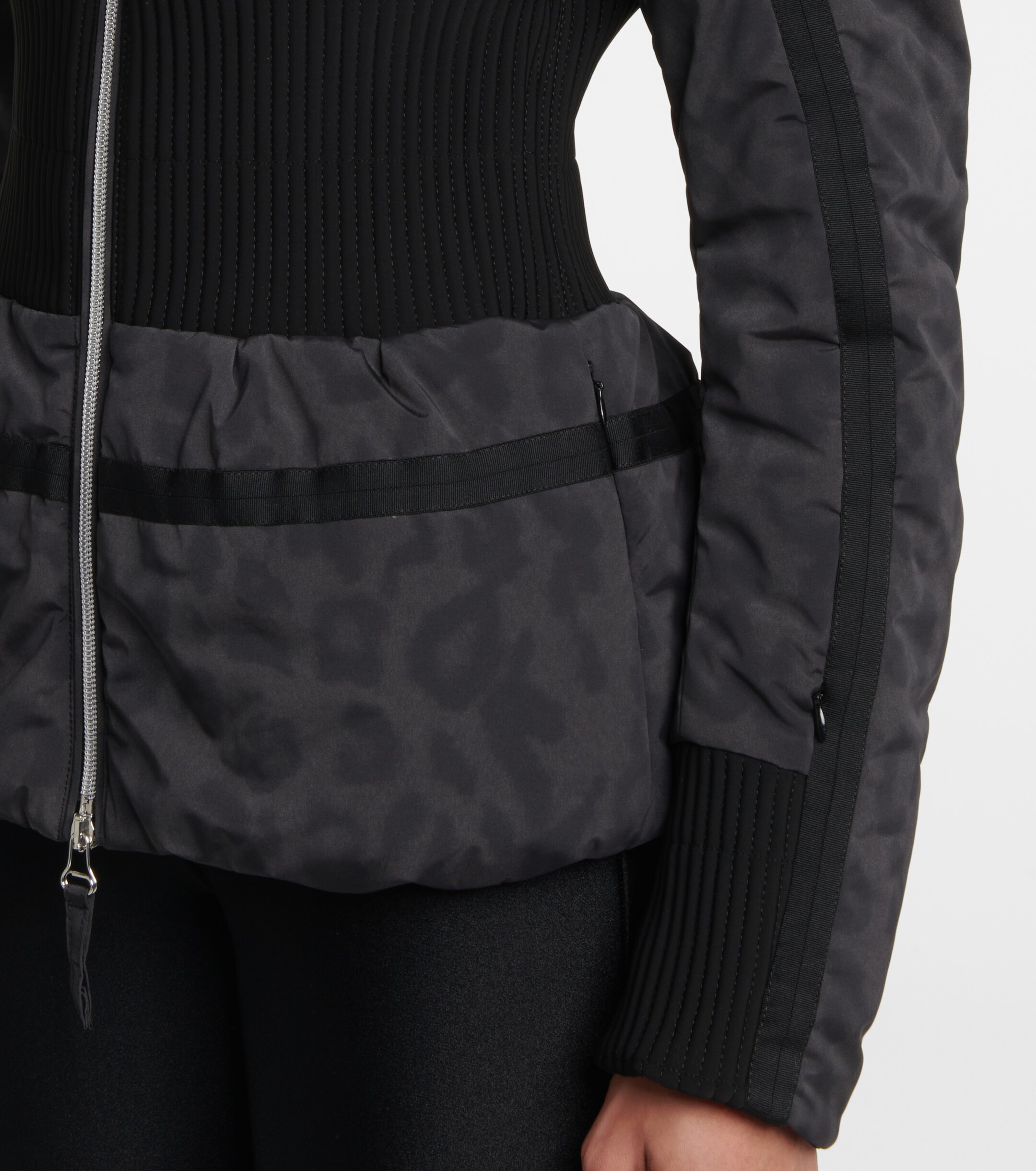 JETSET Jet Set Raffaella leopard-print ski jacket