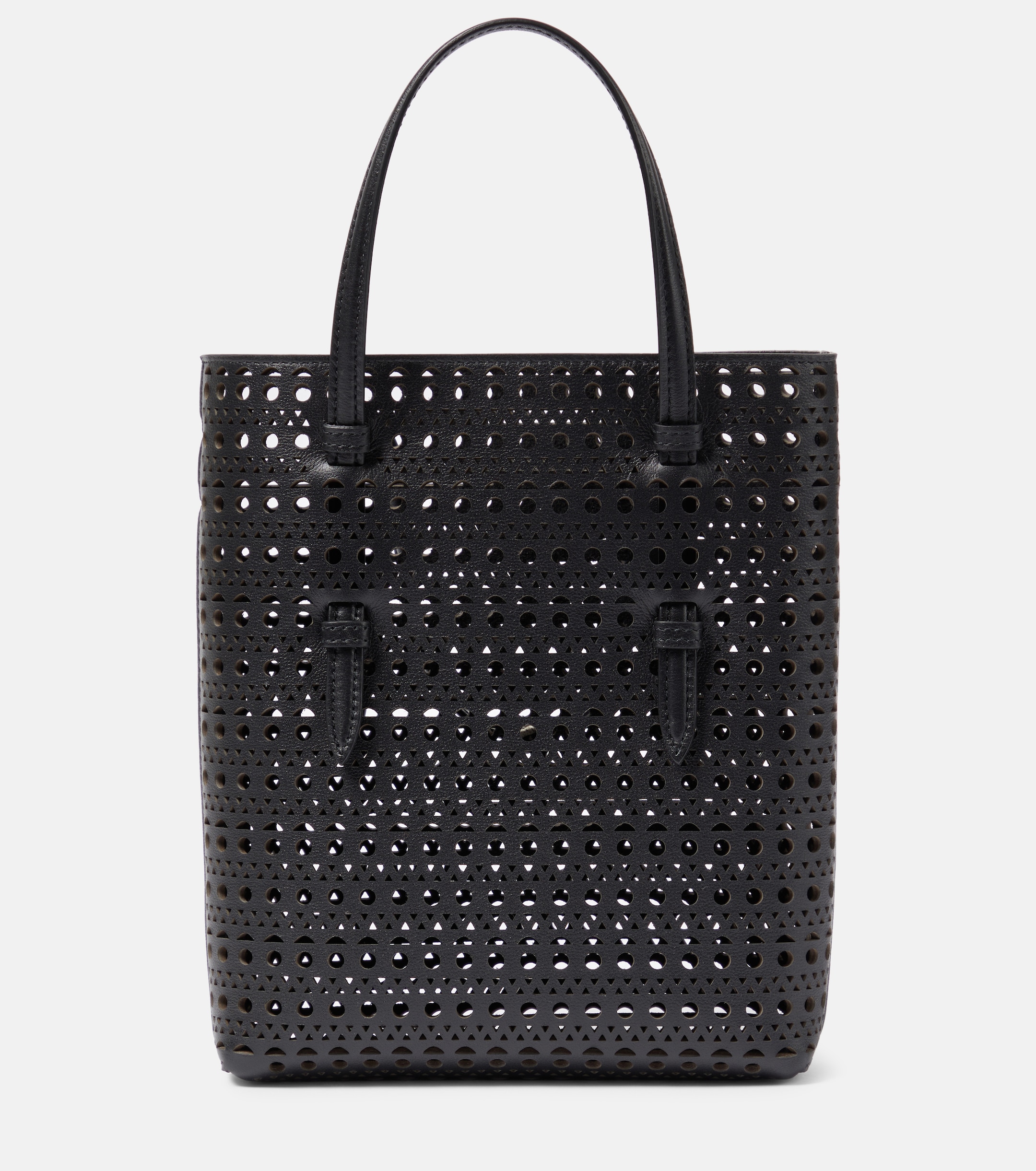 Alaïa Mina Ns Vienne Wave leather tote bag