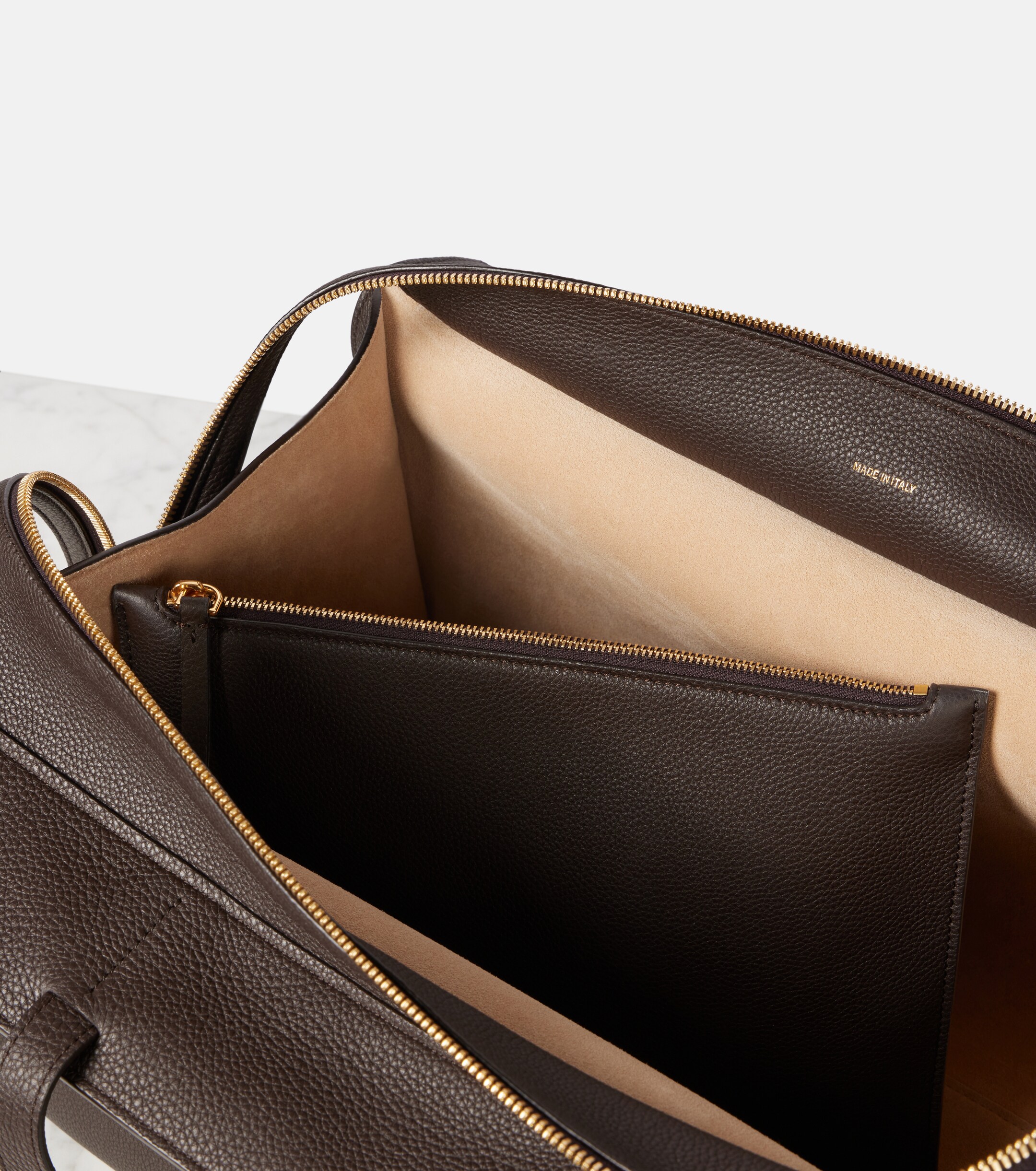 KHAITE Crosby leather tote bag
