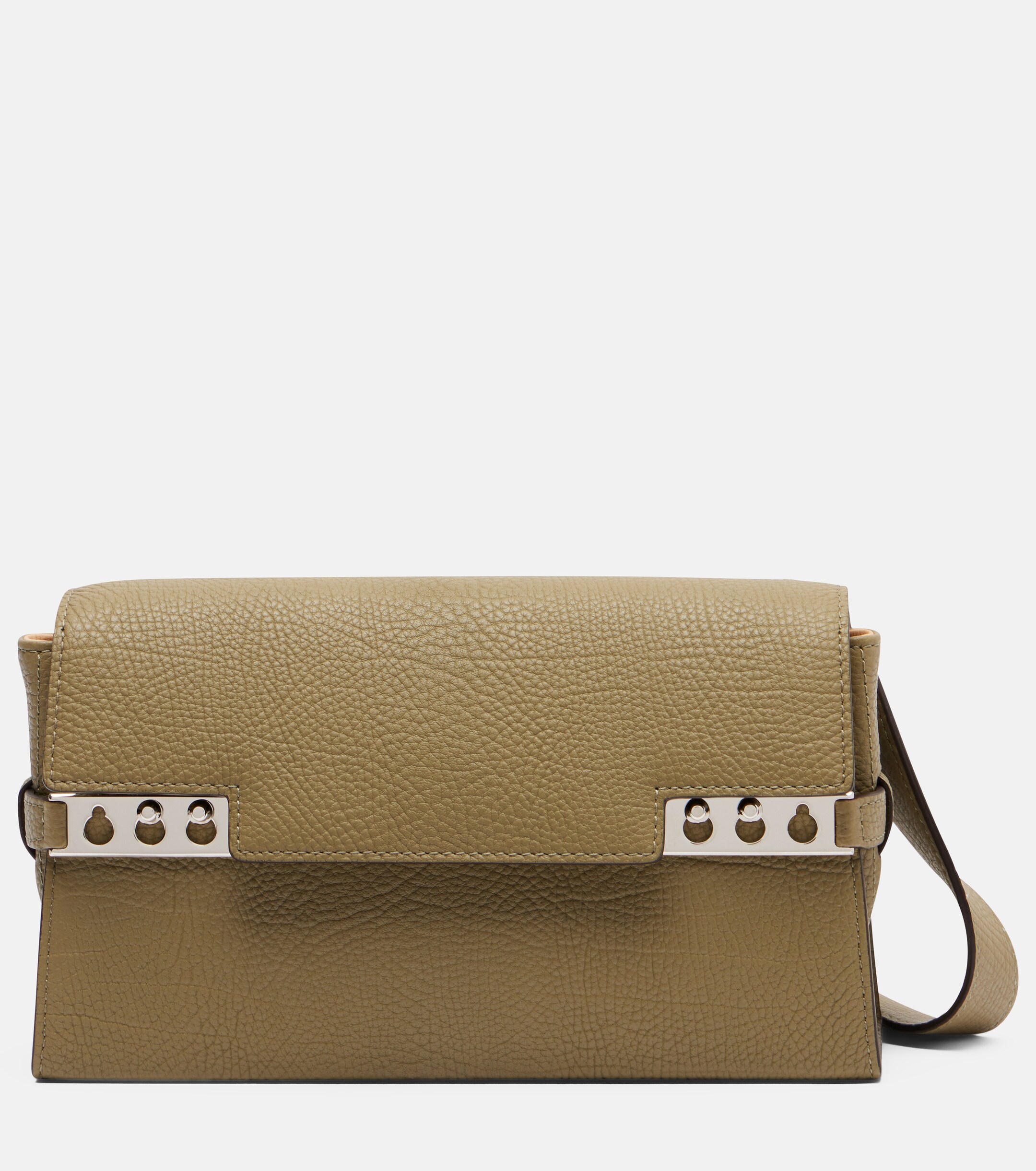 Delvaux Tempête City Small leather crossbody bag