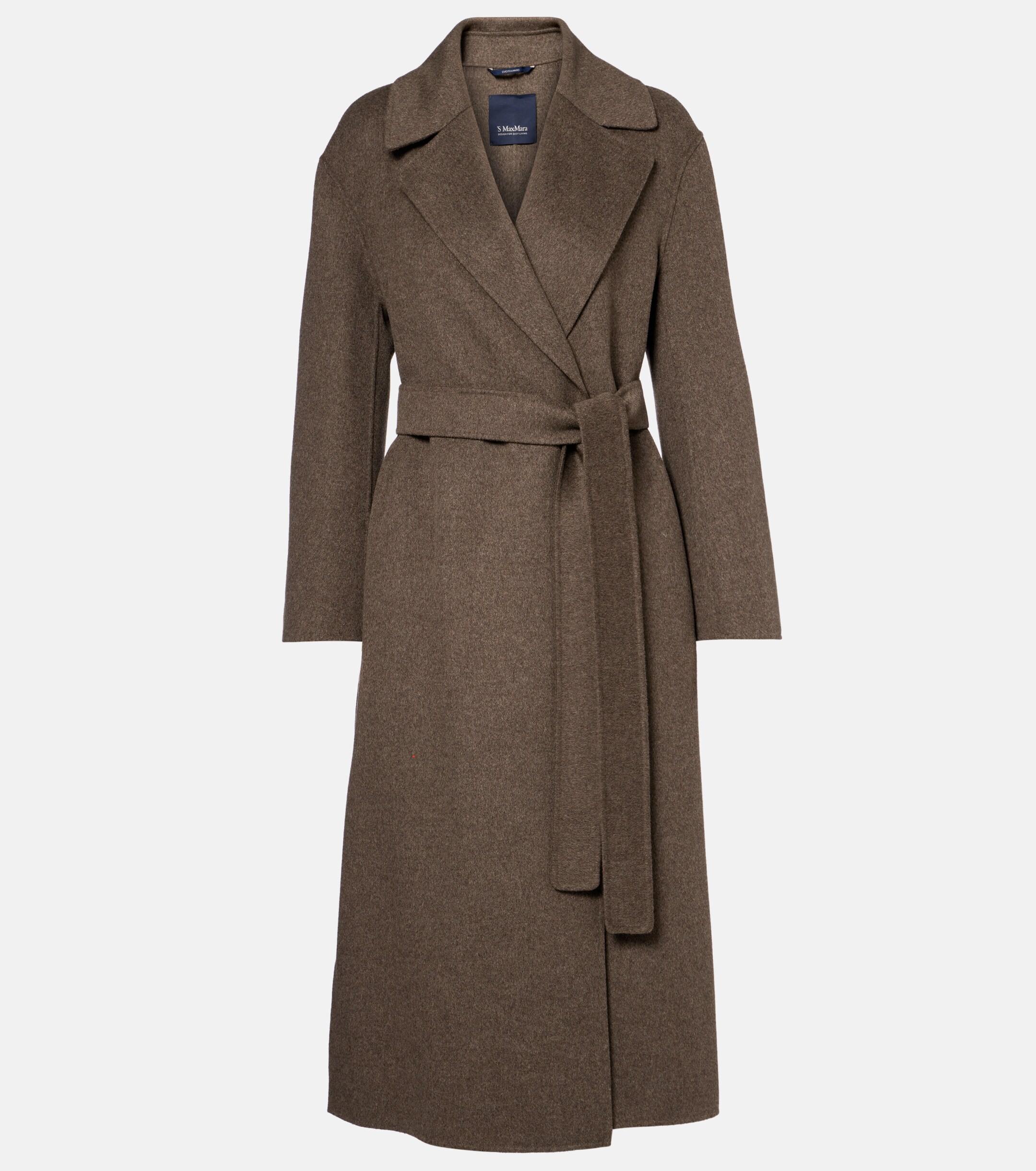 S Max Mara Luna virgin wool wrap coat thumbnail