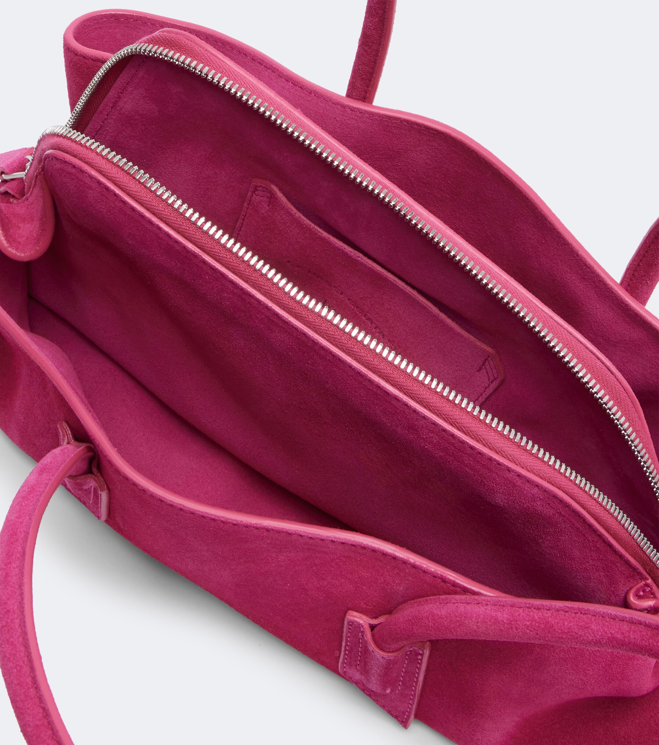 THE ATTICO La Passeggiata Small suede tote bag