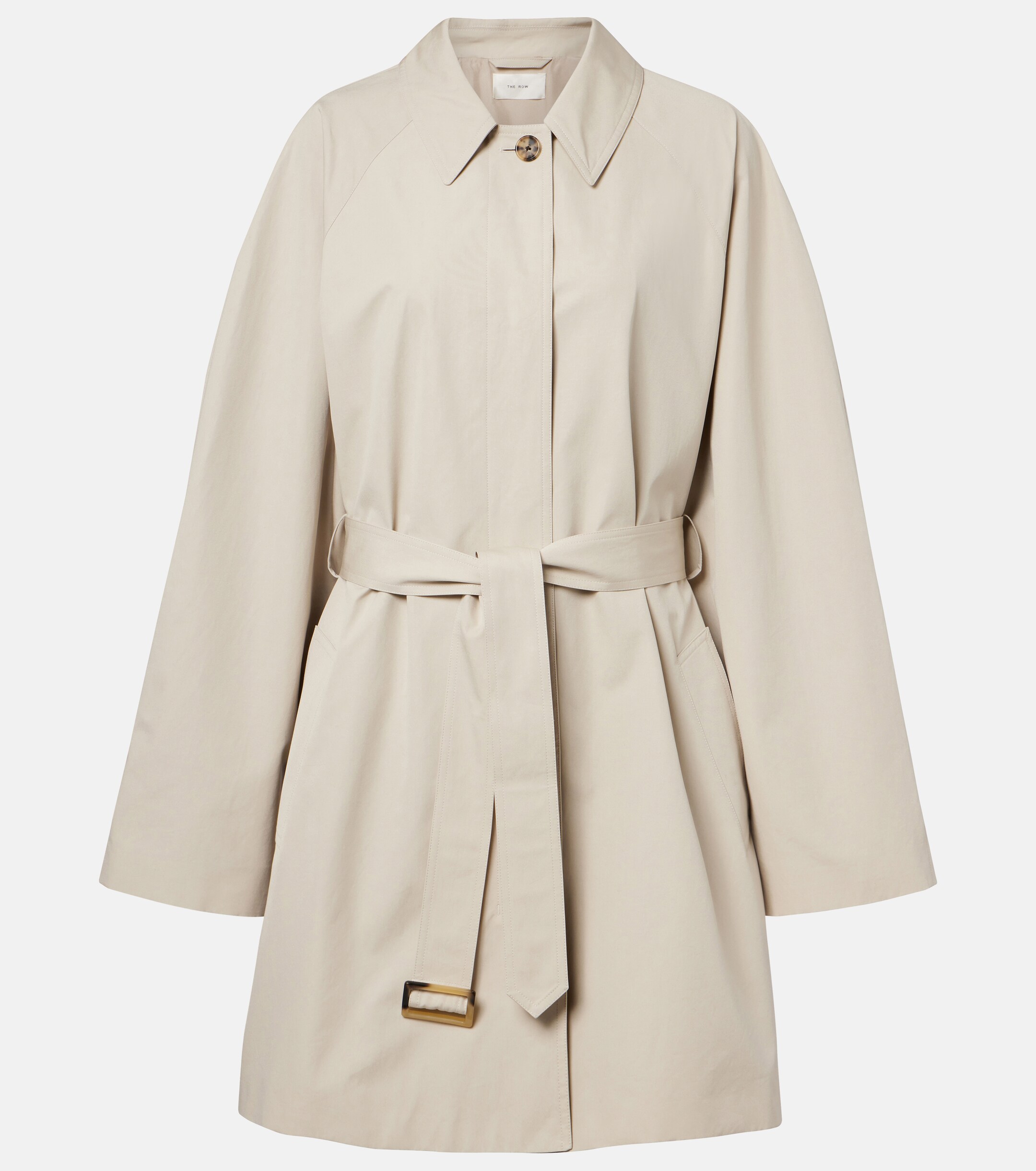 The Row The Row Amaya belted cotton car coat