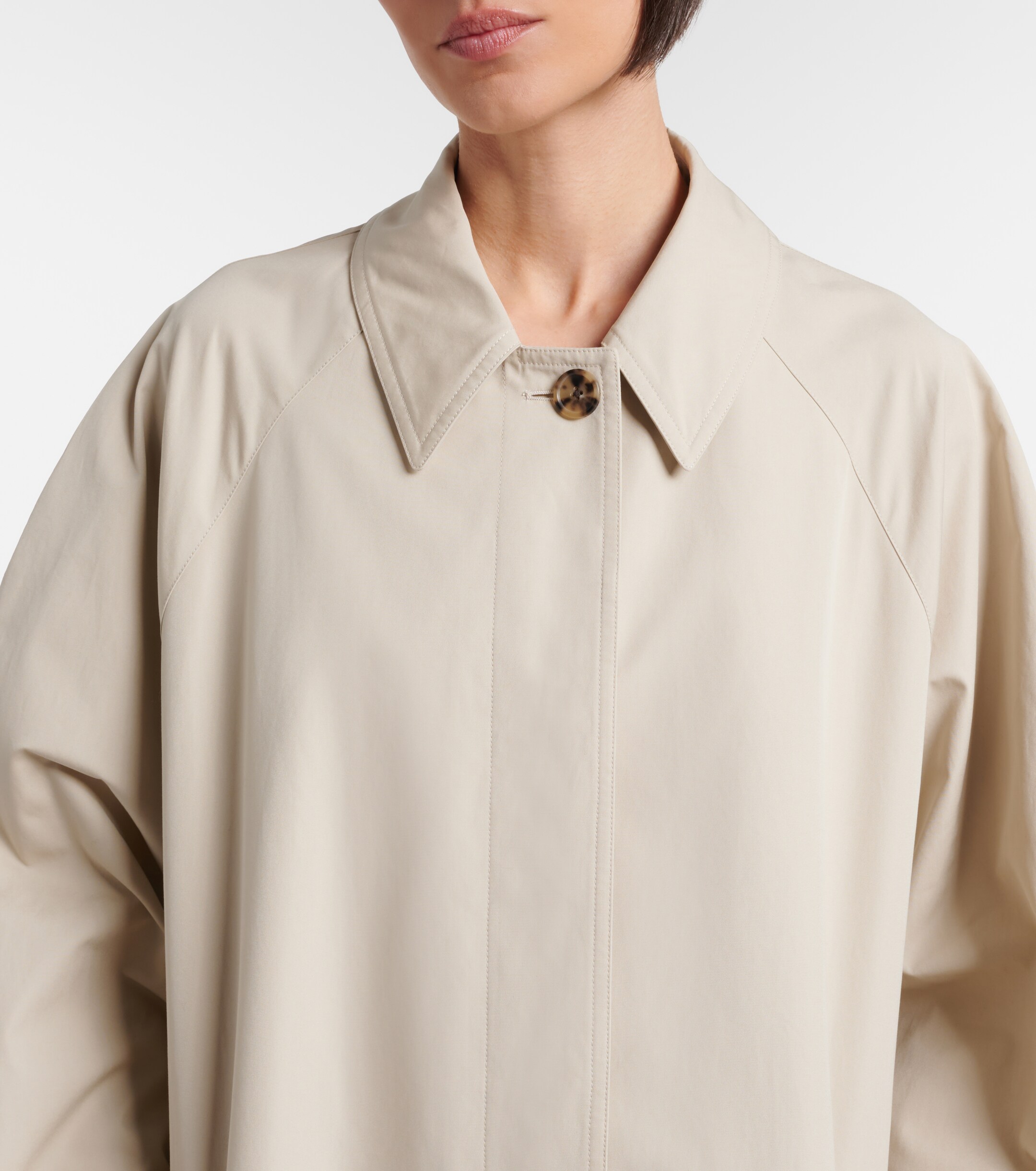 The Row The Row Amaya belted cotton car coat